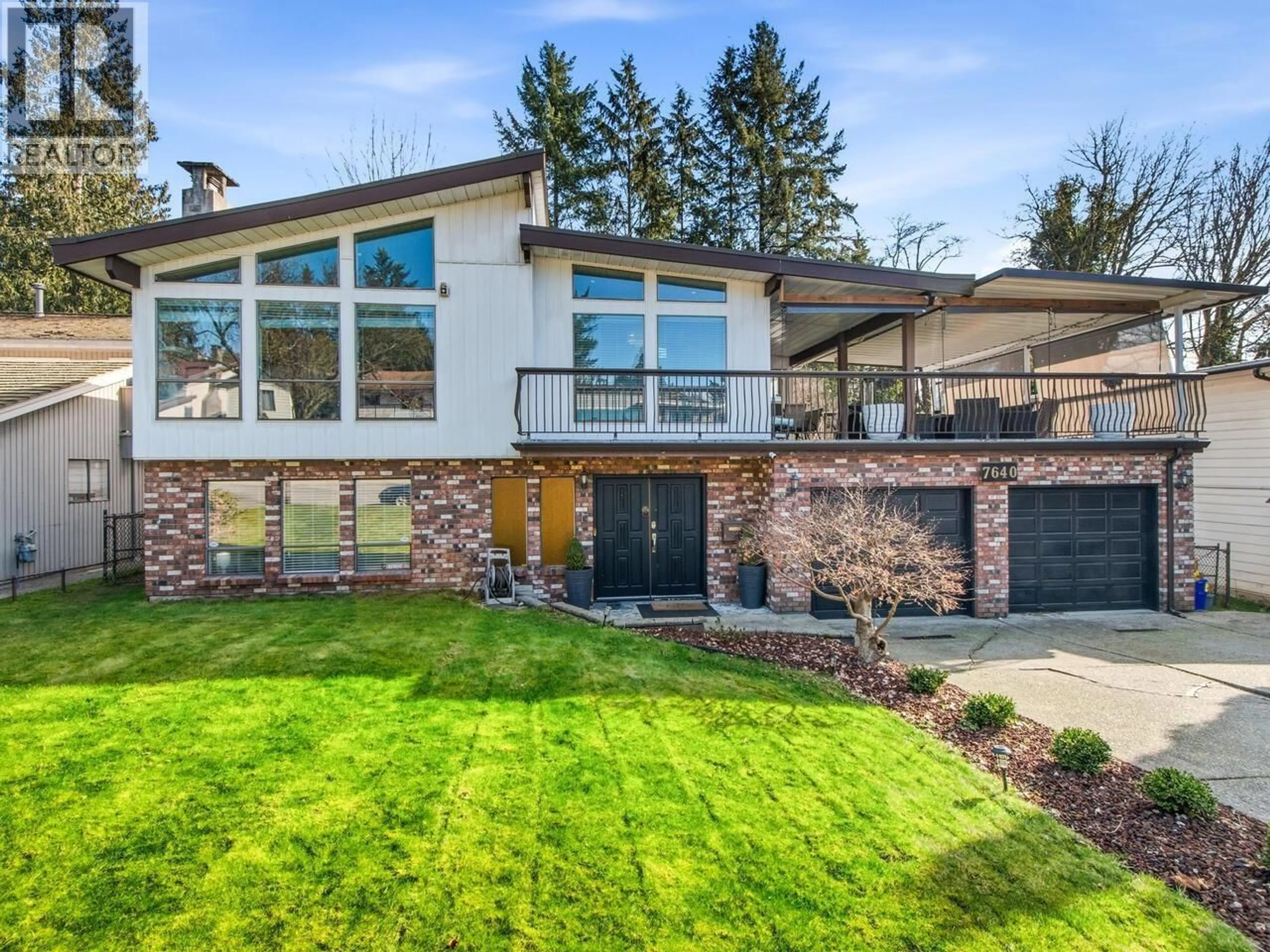 Home with brick exterior material, unknown for 7640 LAWRENCE DRIVE, Burnaby British Columbia V5A1T6