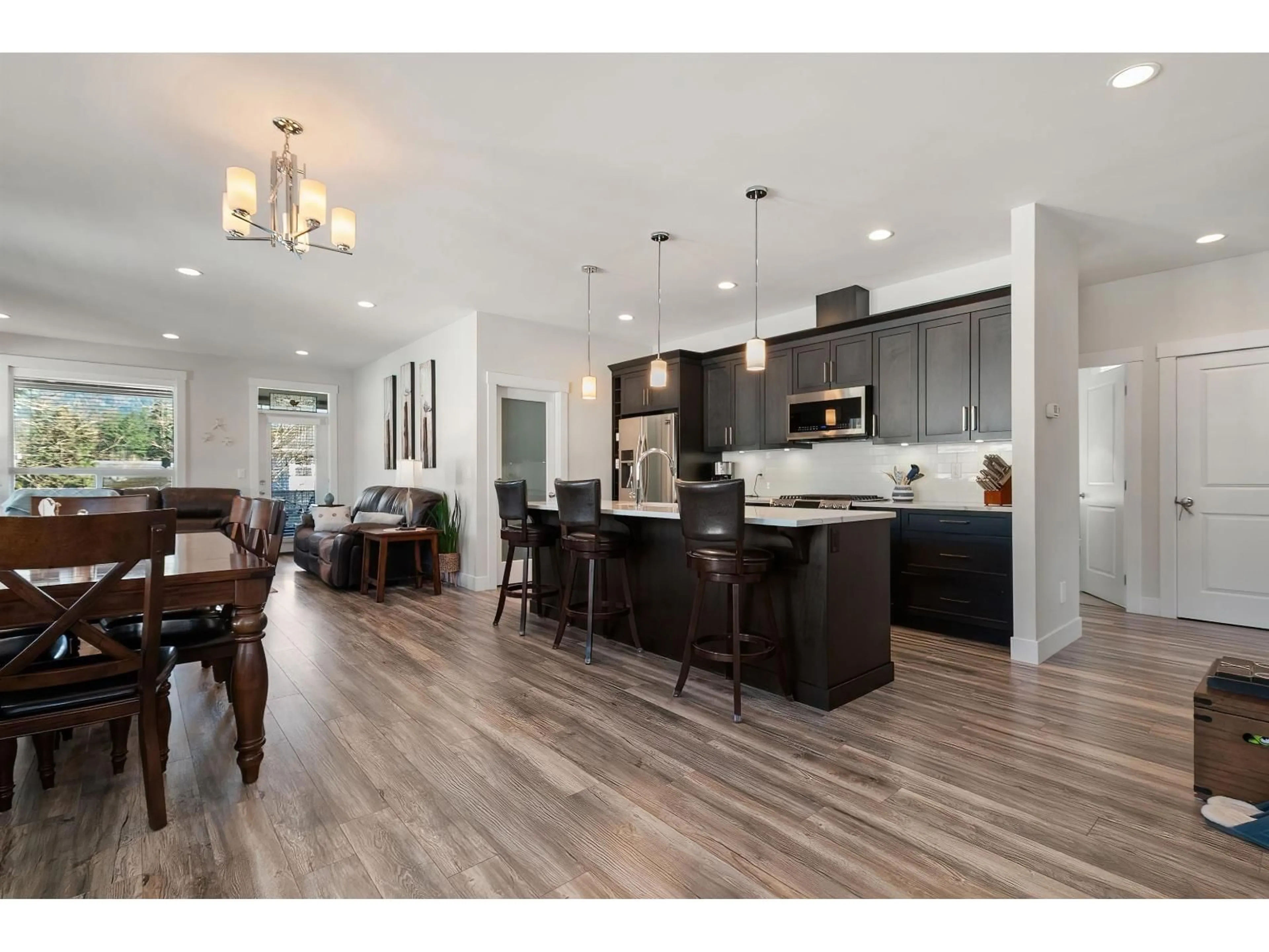 Open concept kitchen, wood/laminate floor for 21002 SWALLOW PLACE, Hope British Columbia V0X1L1
