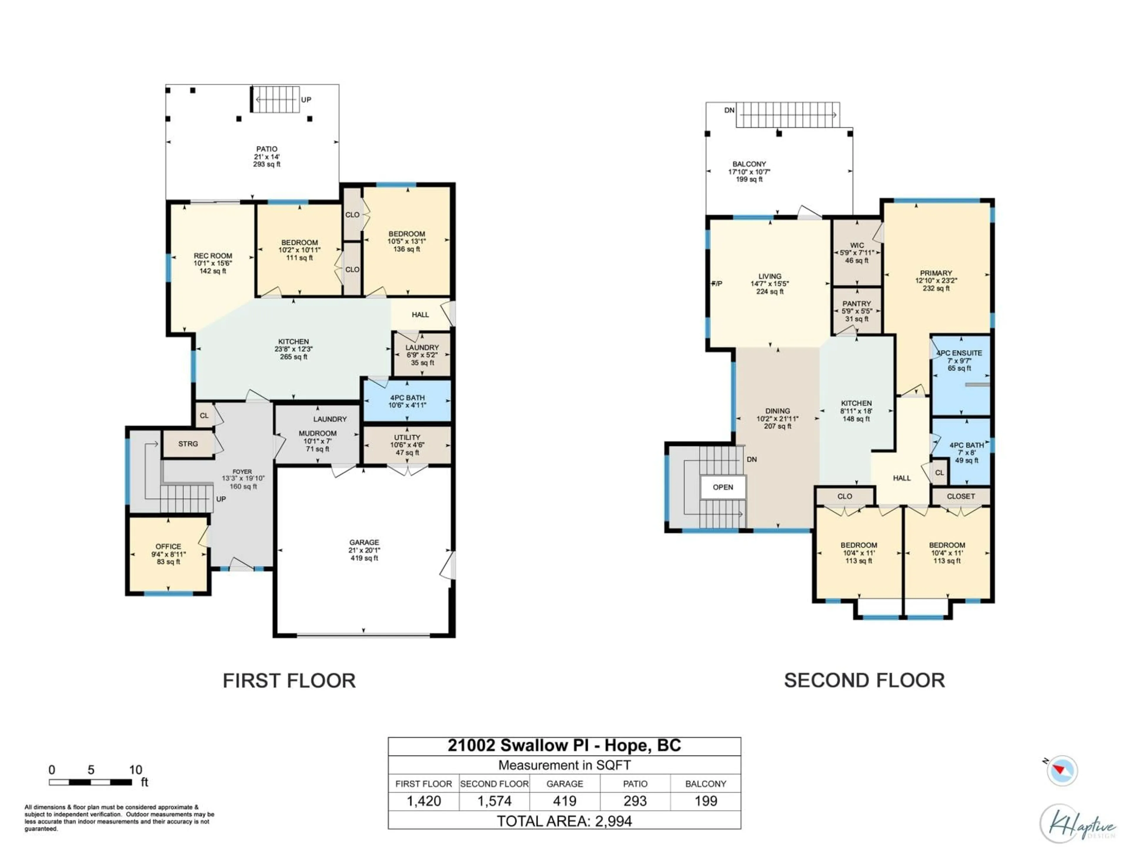 Floor plan for 21002 SWALLOW PLACE, Hope British Columbia V0X1L1