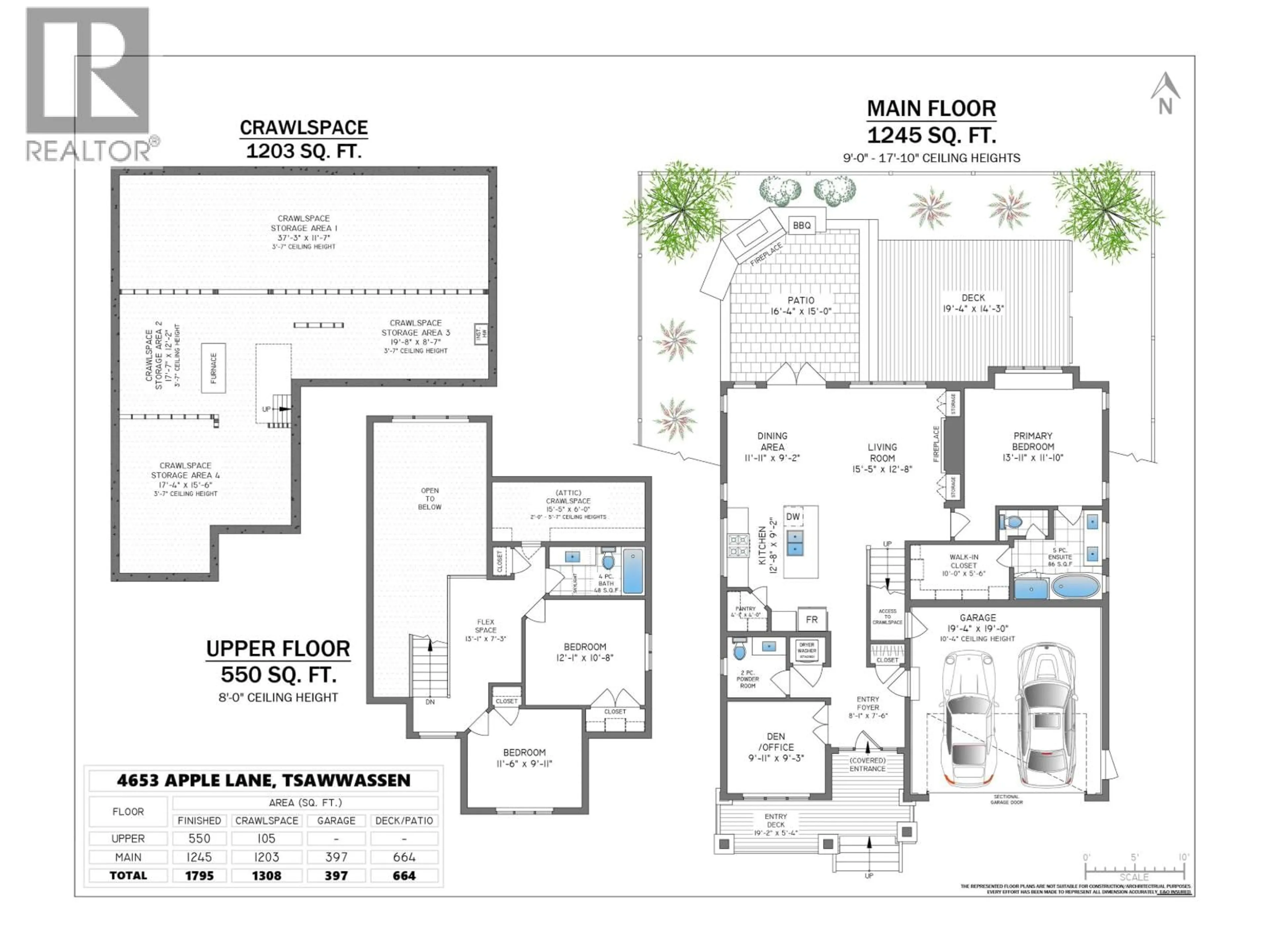 Floor plan for 4653 APPLE LANE, Tsawwassen British Columbia V4M0A8