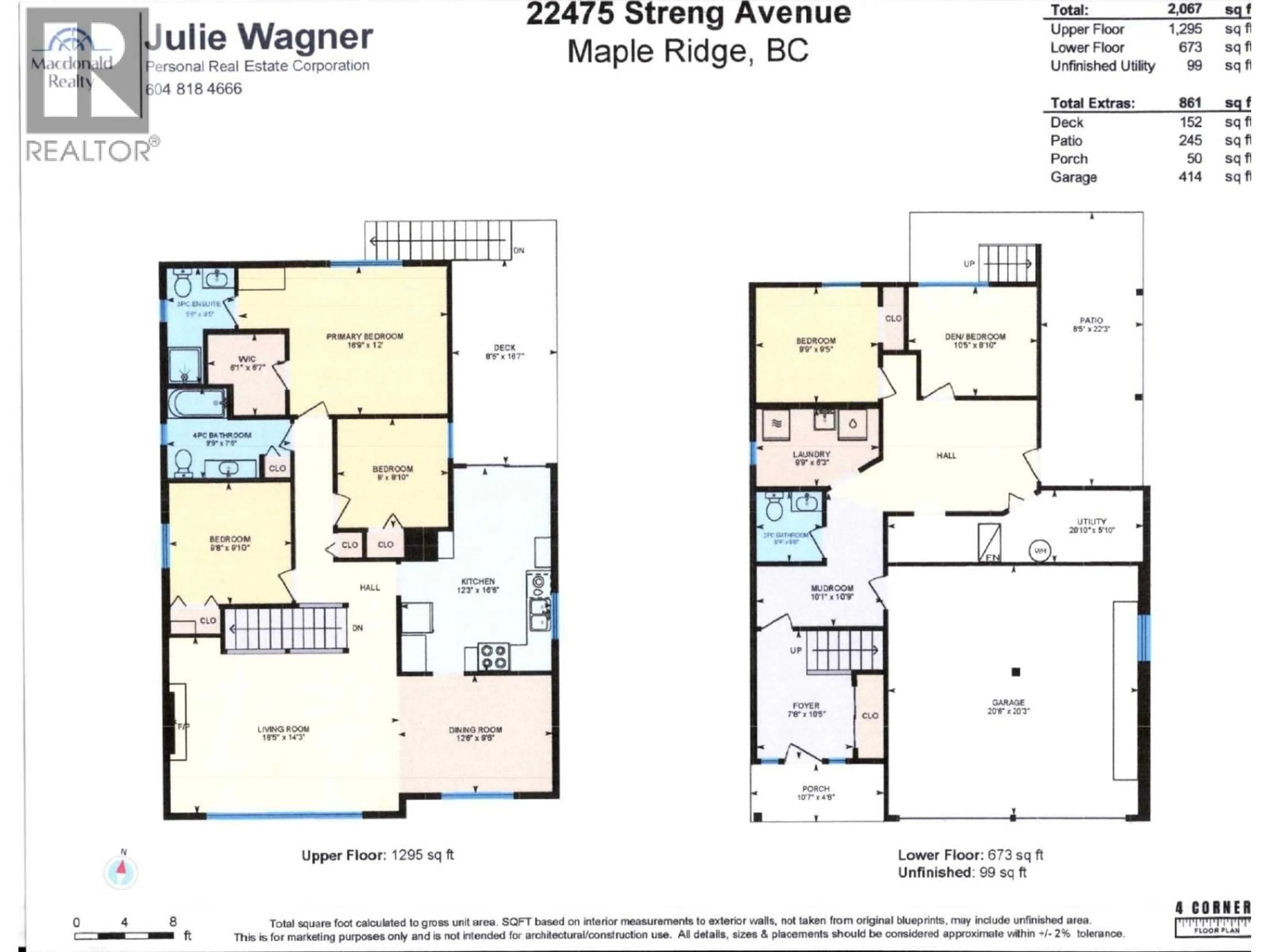 Floor plan for 22475 STRENG AVENUE, Maple Ridge British Columbia V2X0B2