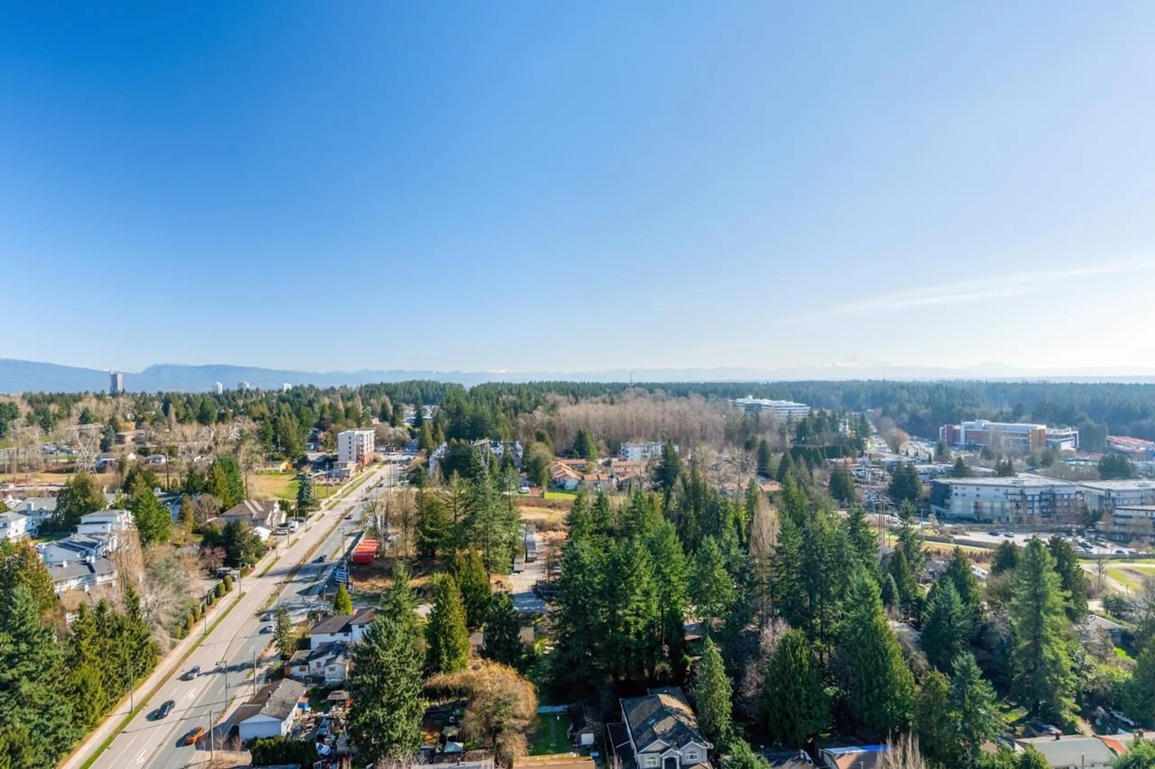 A pic from outside/outdoor area/front of a property/back of a property/a pic from drone, water/lake/river/ocean view for 2702 - 13768 100 AVENUE, Surrey British Columbia V3T0V2