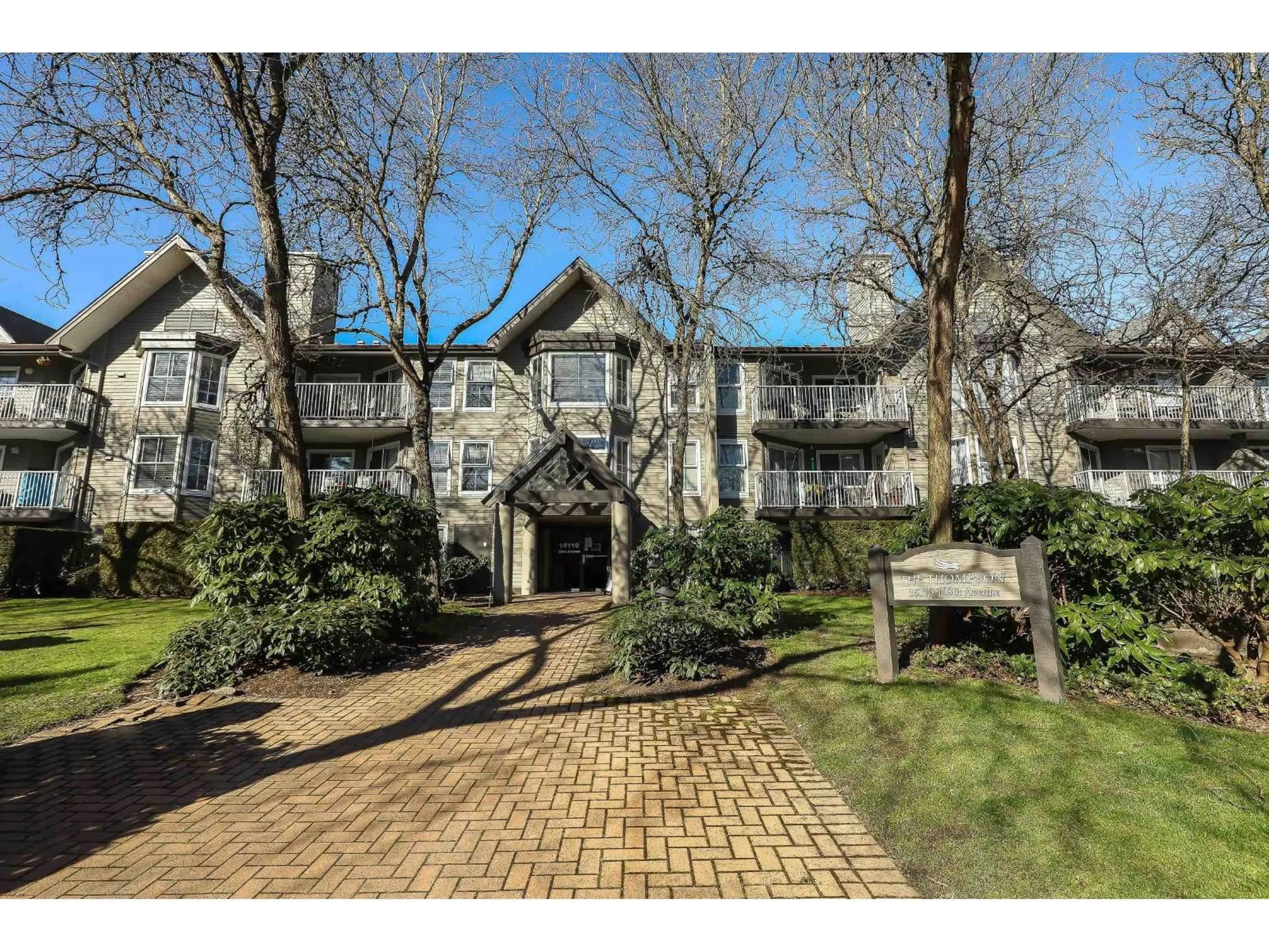 A pic from outside/outdoor area/front of a property/back of a property/a pic from drone, street for 210 - 15110 108 AVENUE, Surrey British Columbia V3R0T6