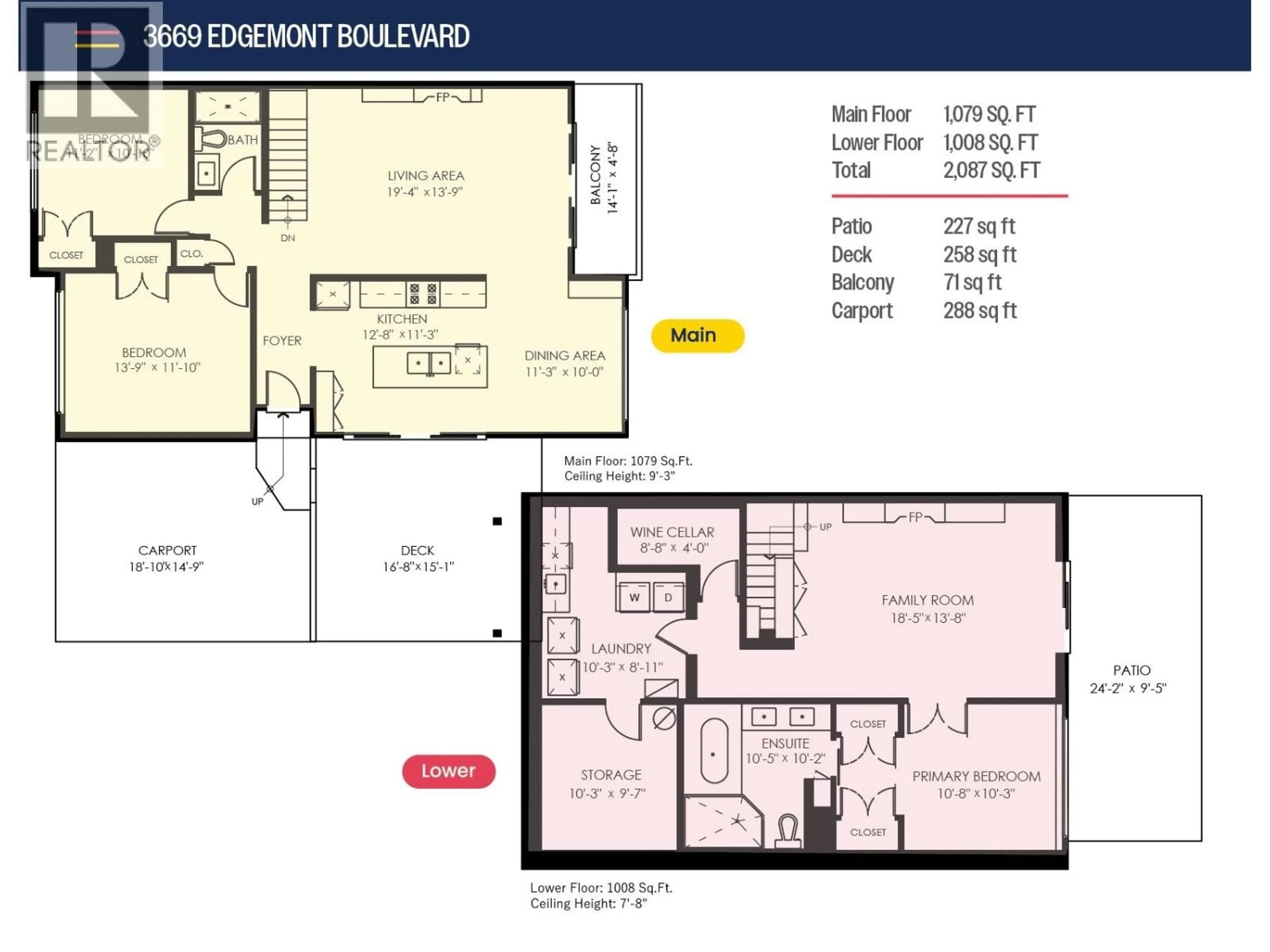 Floor plan for 3669 EDGEMONT BOULEVARD, North Vancouver British Columbia V7R2P6