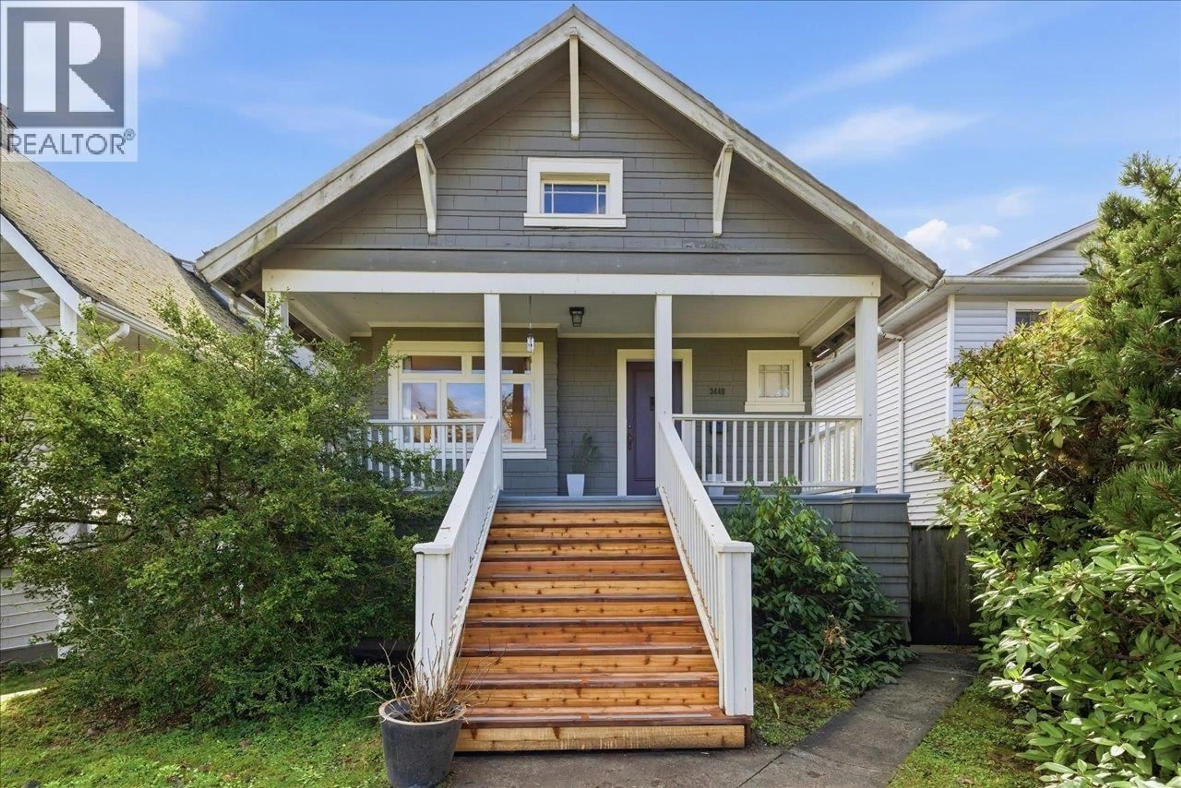 Home with vinyl exterior material, street for 3440 26TH AVENUE, Vancouver British Columbia V6S1N5