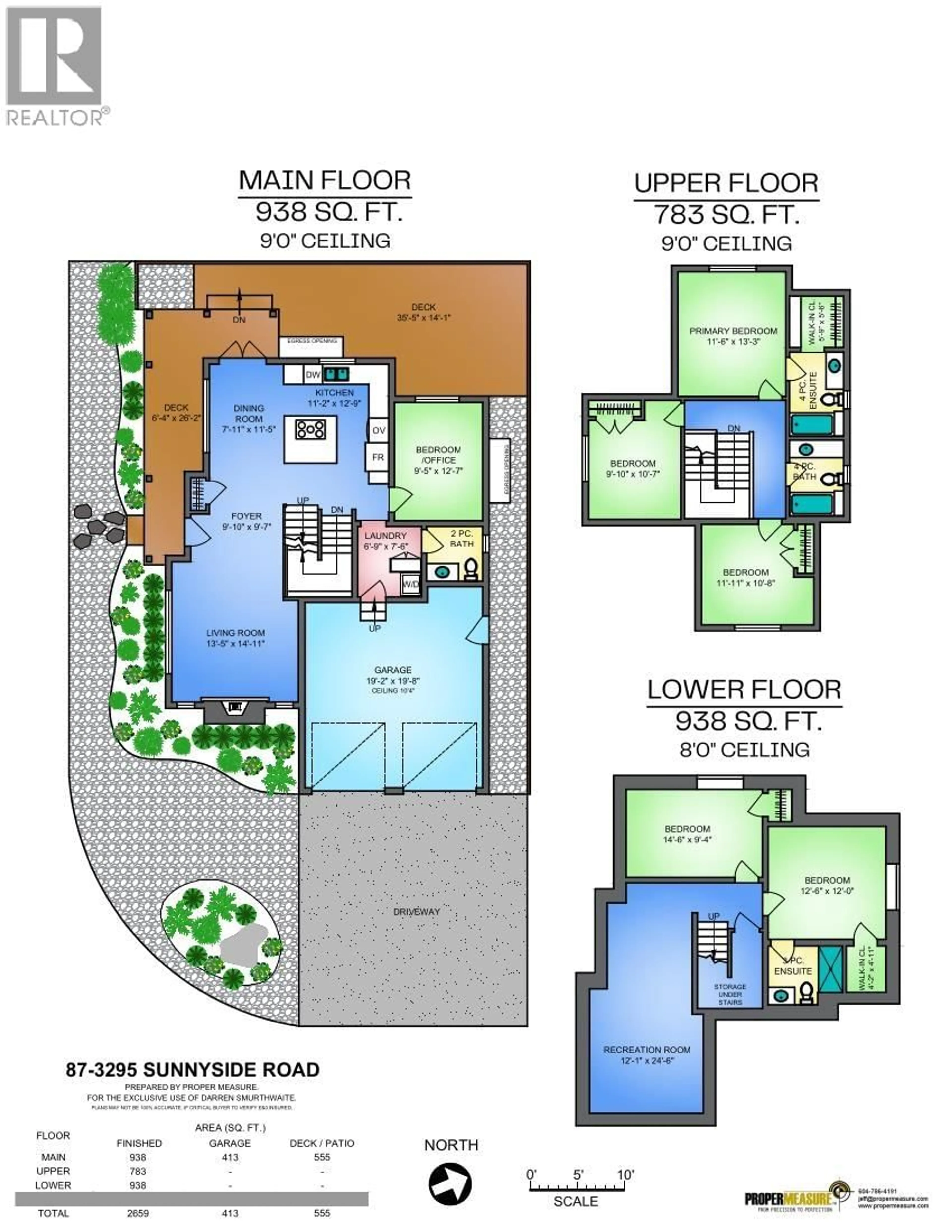 Floor plan for 87 - 3295 SUNNYSIDE ROAD, Anmore British Columbia V3H4Z4