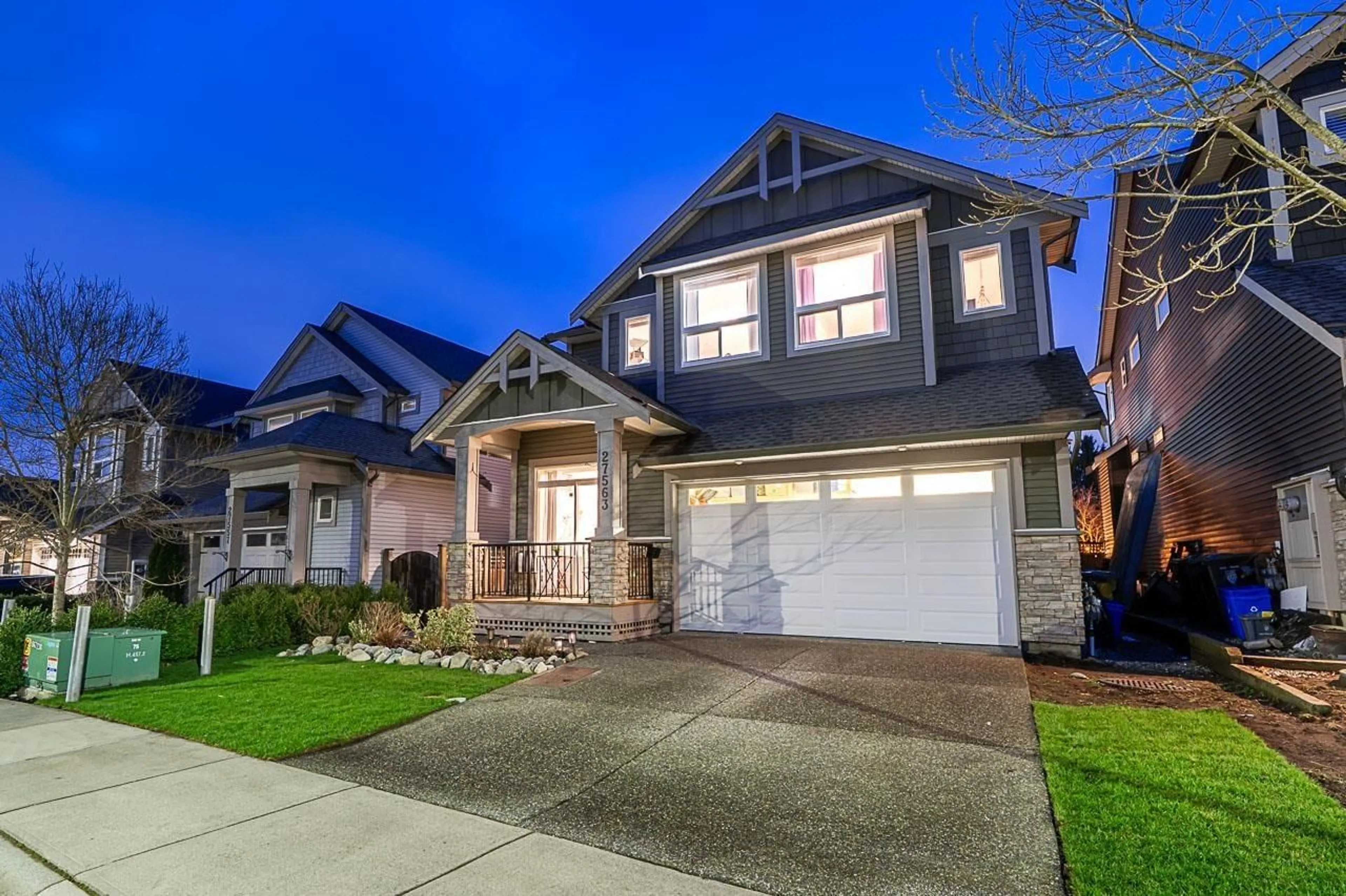 Home with brick exterior material, street for 27563 27A AVENUE, Langley British Columbia V4W0C4