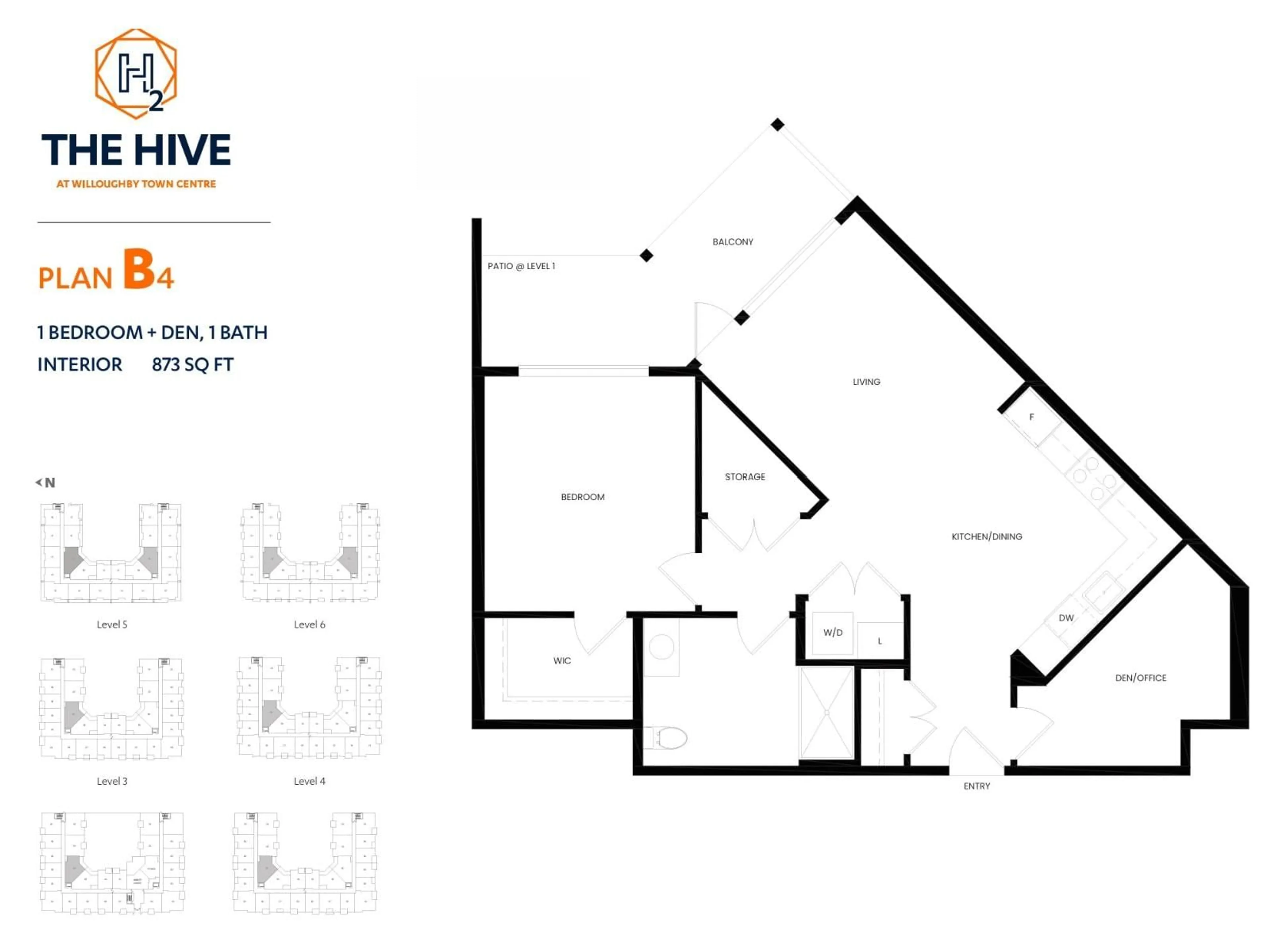 Floor plan for 426 - 7936 206 STREET, Langley British Columbia V2Y3X8