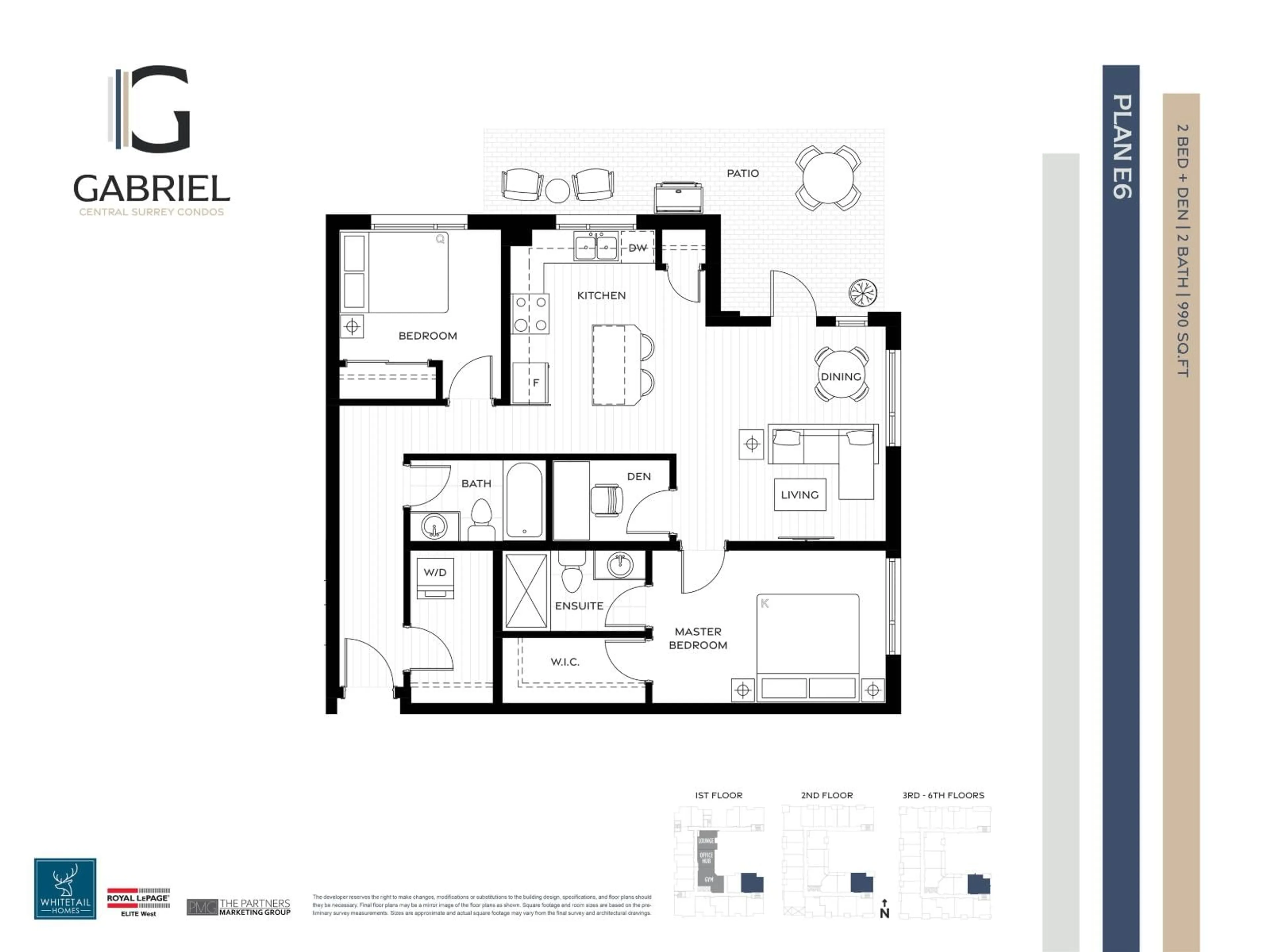 Floor plan for 304 - 13455 94A AVENUE, Surrey British Columbia V0V0V0