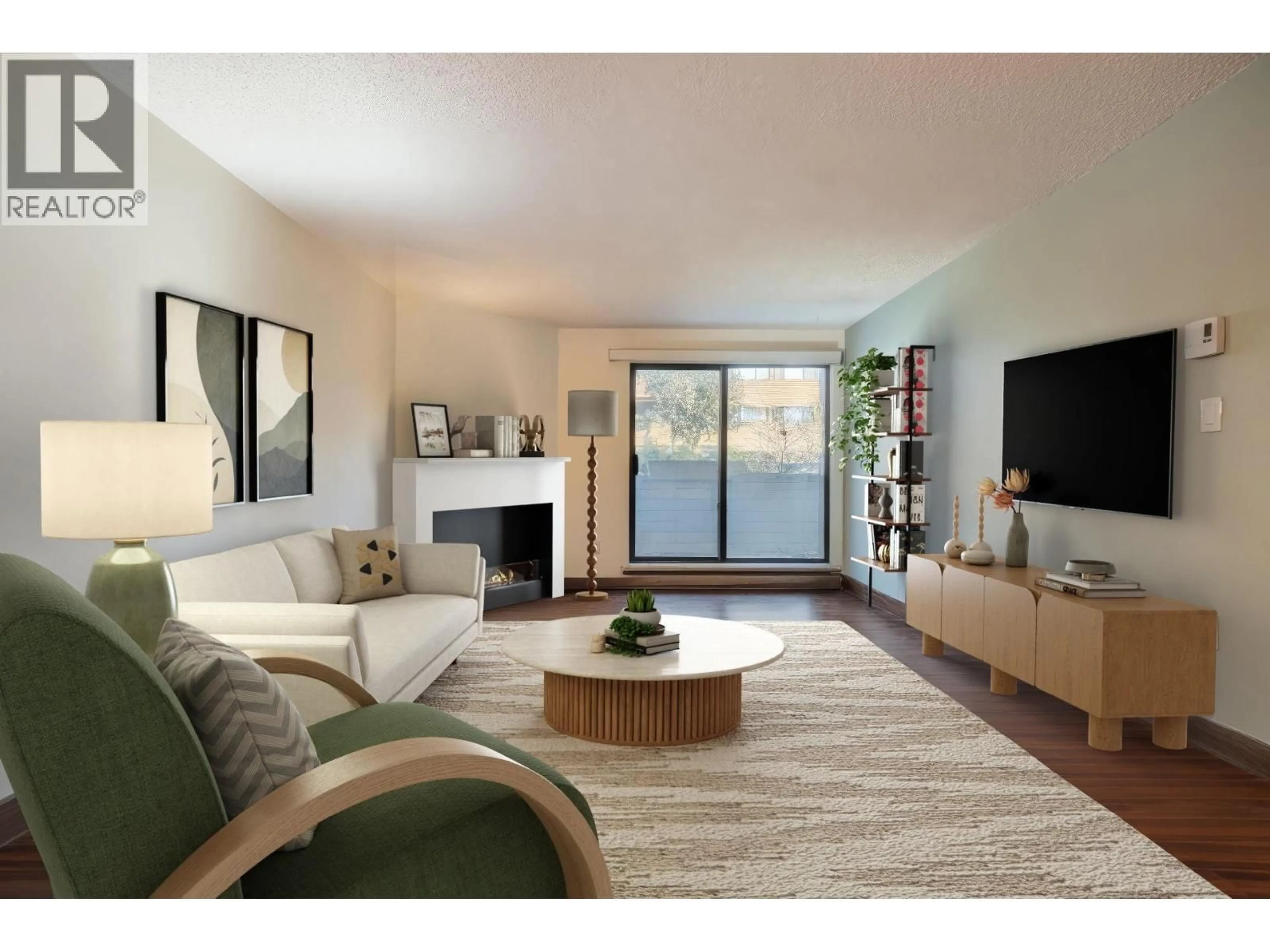 Living room with furniture, unknown for 111 - 7297 MOFFATT ROAD, Richmond British Columbia V6Y1X9