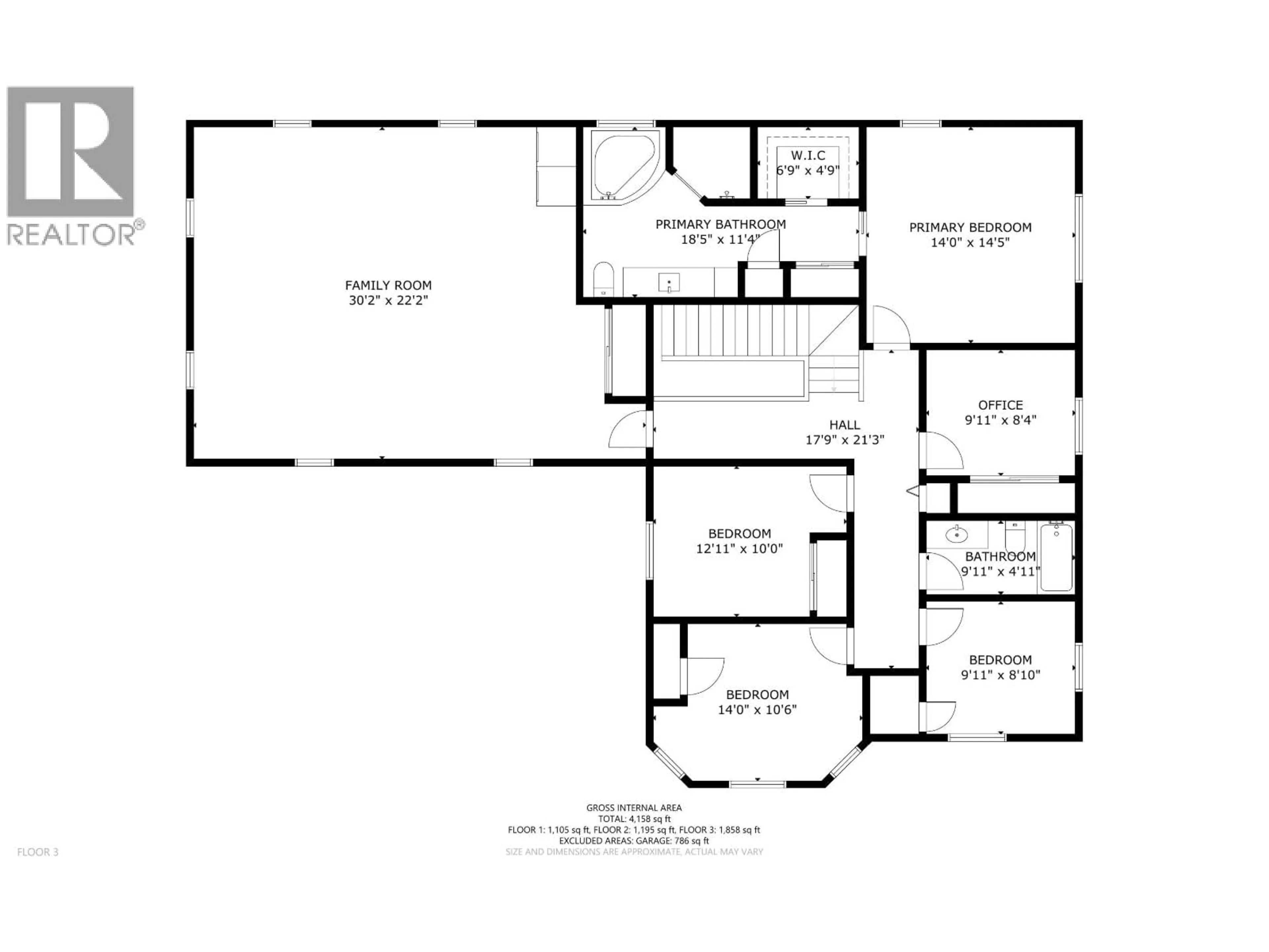 Floor plan for 11716 88 STREET, Fort St. John British Columbia V1J0H8