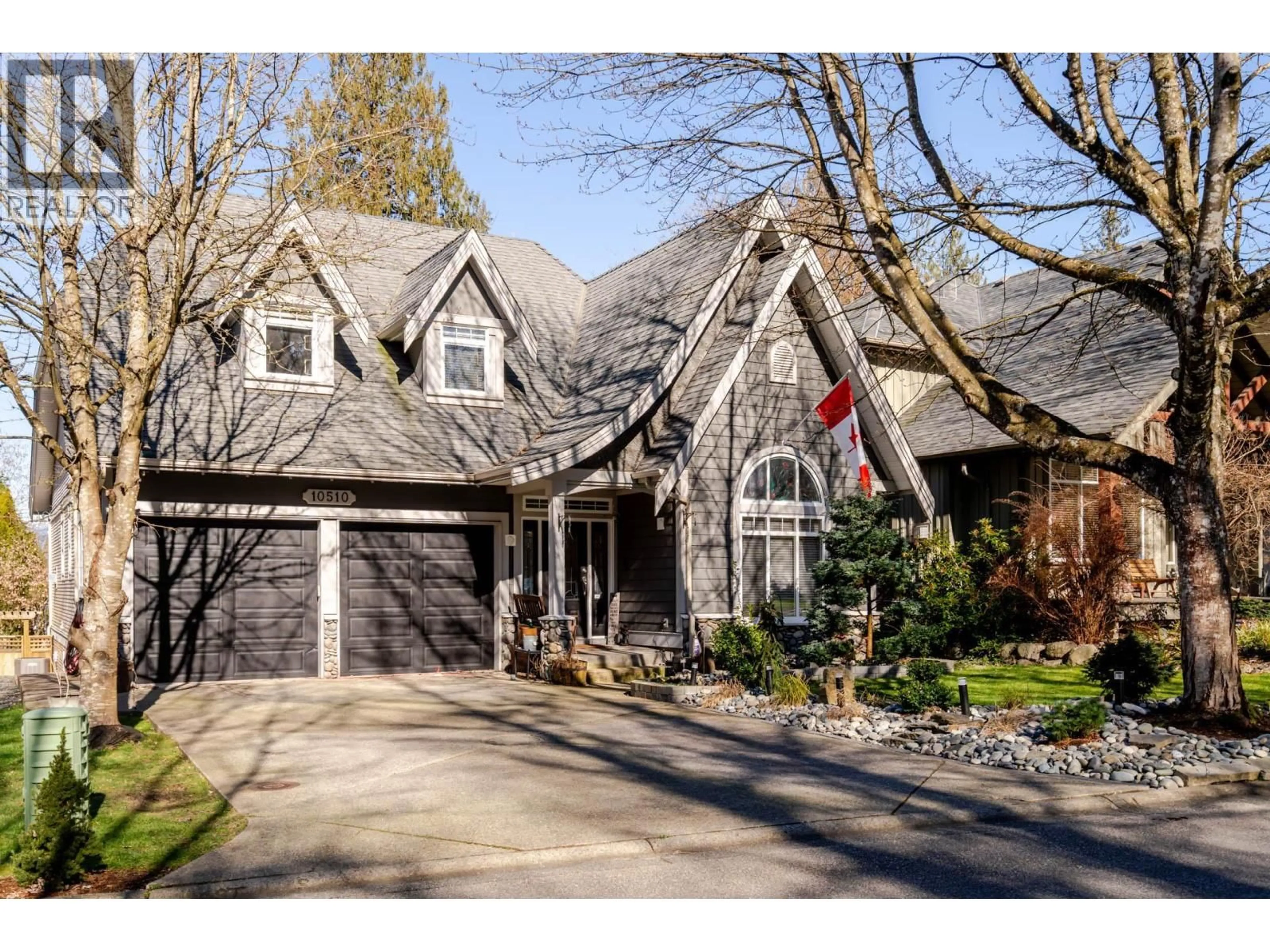 Home with brick exterior material, street for 10510 BAKER PLACE, Maple Ridge British Columbia V2W2C2