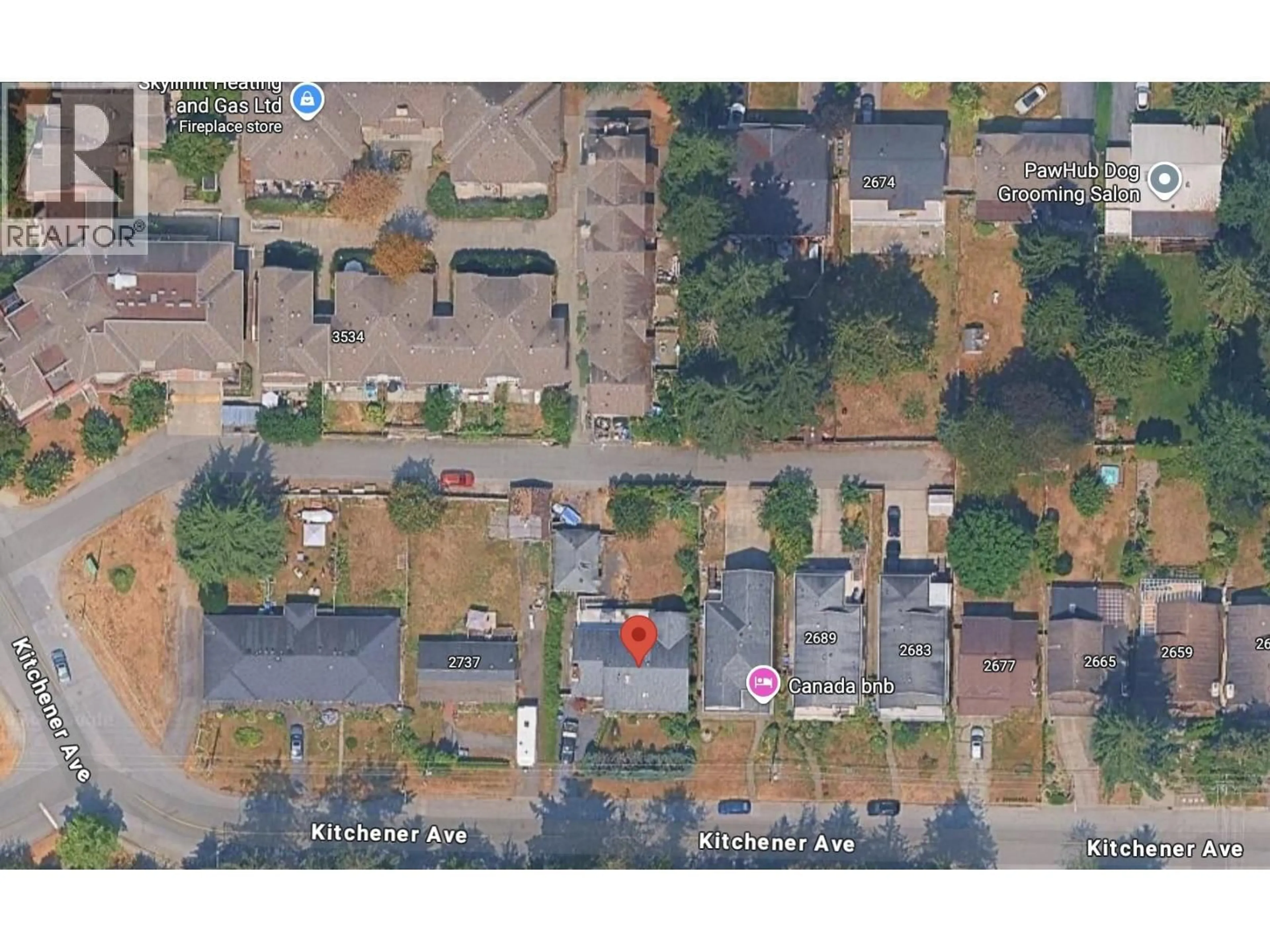 A pic from outside/outdoor area/front of a property/back of a property/a pic from drone, street for 2735 KITCHENER AVENUE, Port Coquitlam British Columbia V3B2B7