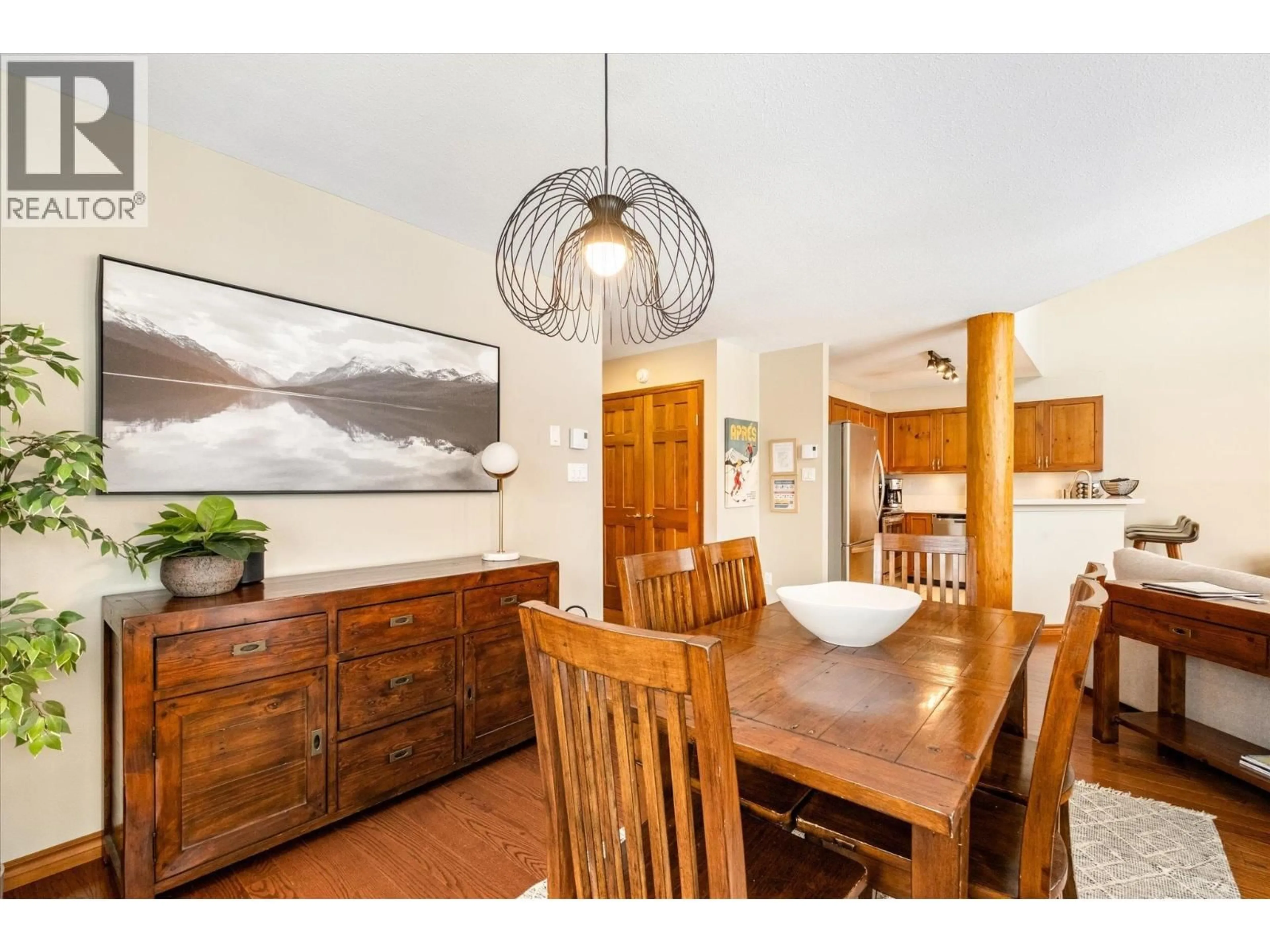 Dining room, wood/laminate floor for 13 - 4644 BLACKCOMB WAY, Whistler British Columbia V8E0H2