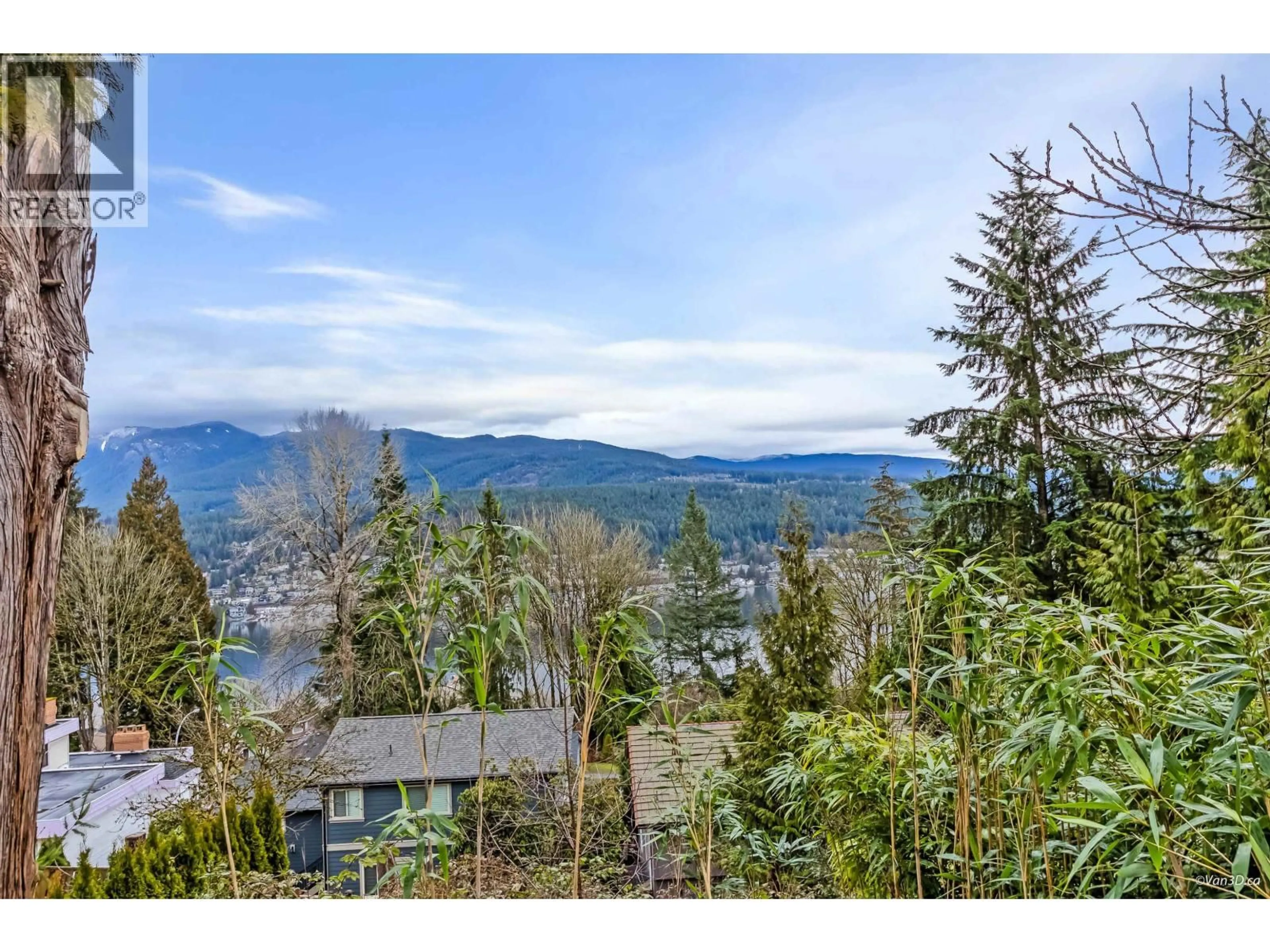 A pic from outside/outdoor area/front of a property/back of a property/a pic from drone, mountain view for 749 CARLETON DRIVE, Port Moody British Columbia V3H3K7