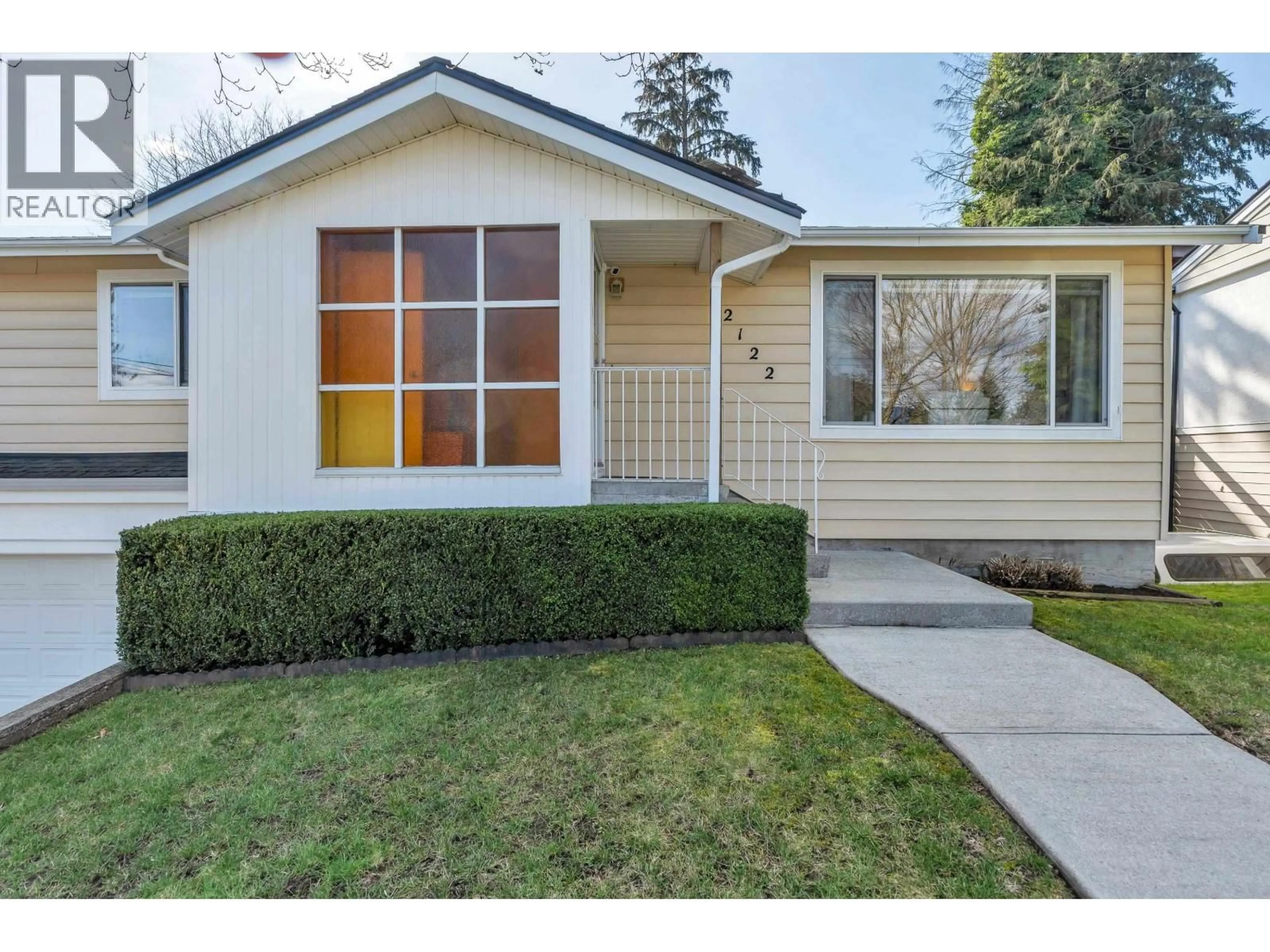 Home with vinyl exterior material, street for 2122 ANITA DRIVE, Port Coquitlam British Columbia V3C1H3