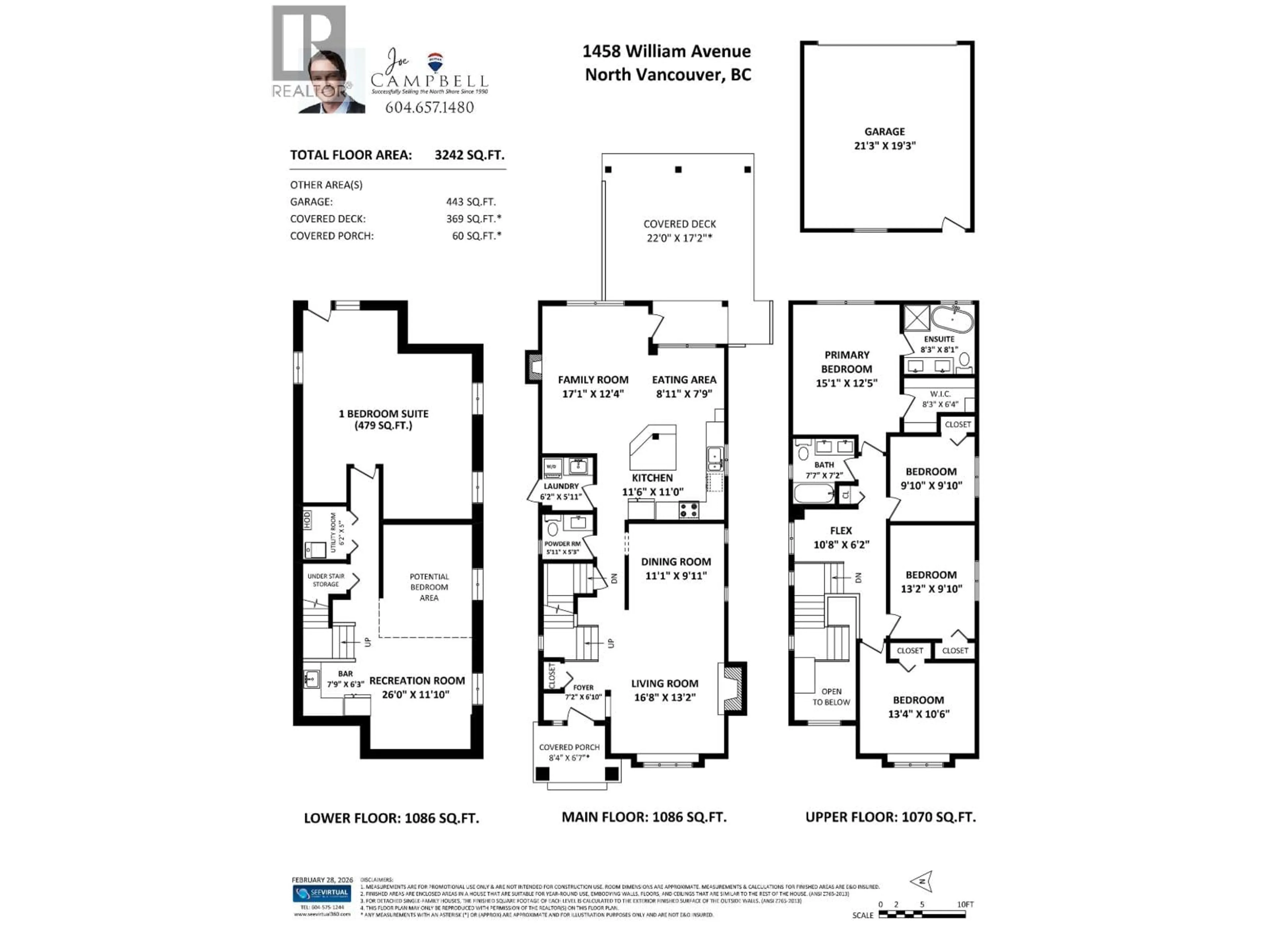 Floor plan for 1458 WILLIAM AVENUE, North Vancouver British Columbia V7L4G2