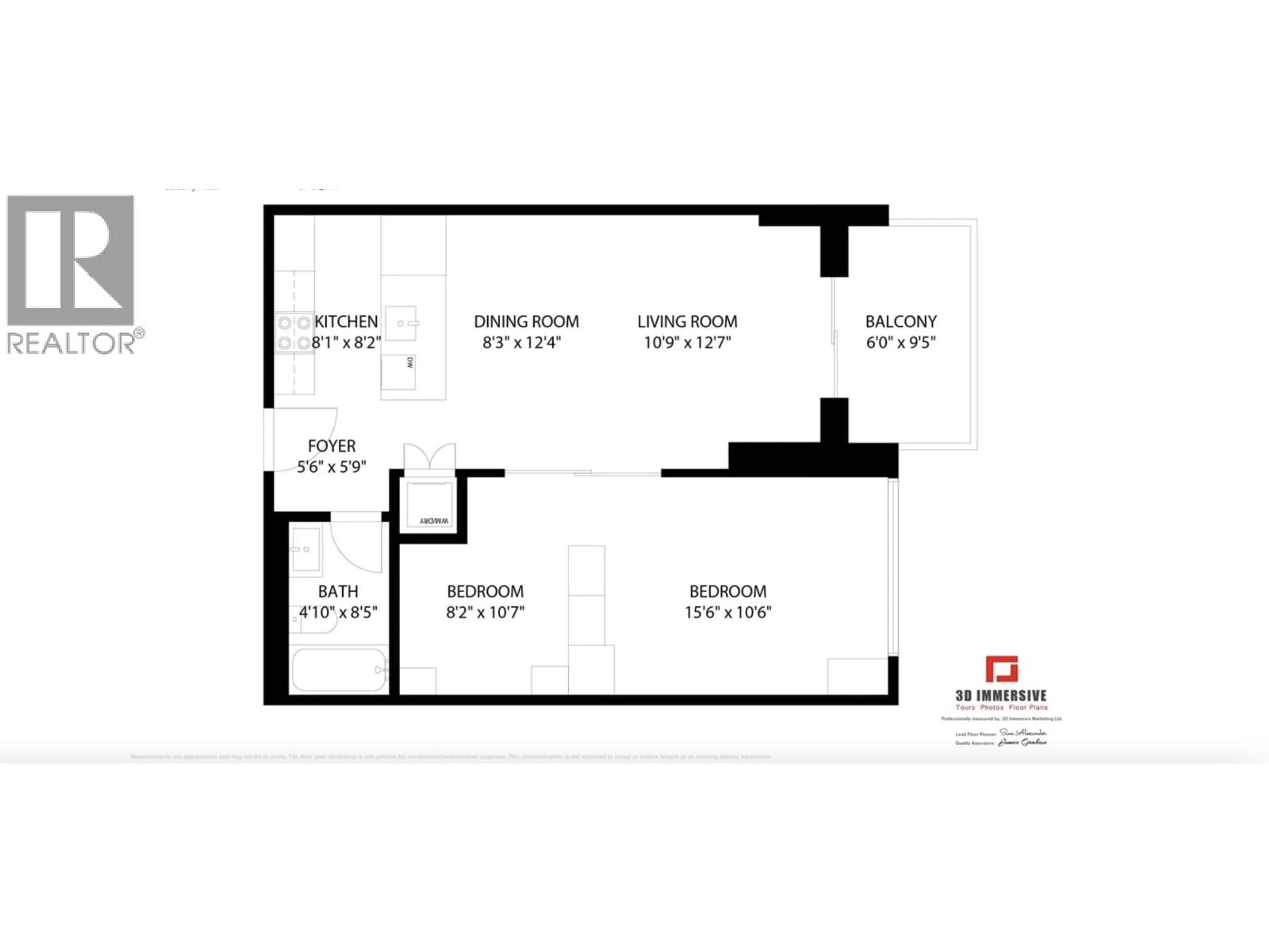 Floor plan for 1911 - 285 10TH AVENUE, Vancouver British Columbia V5T0H6
