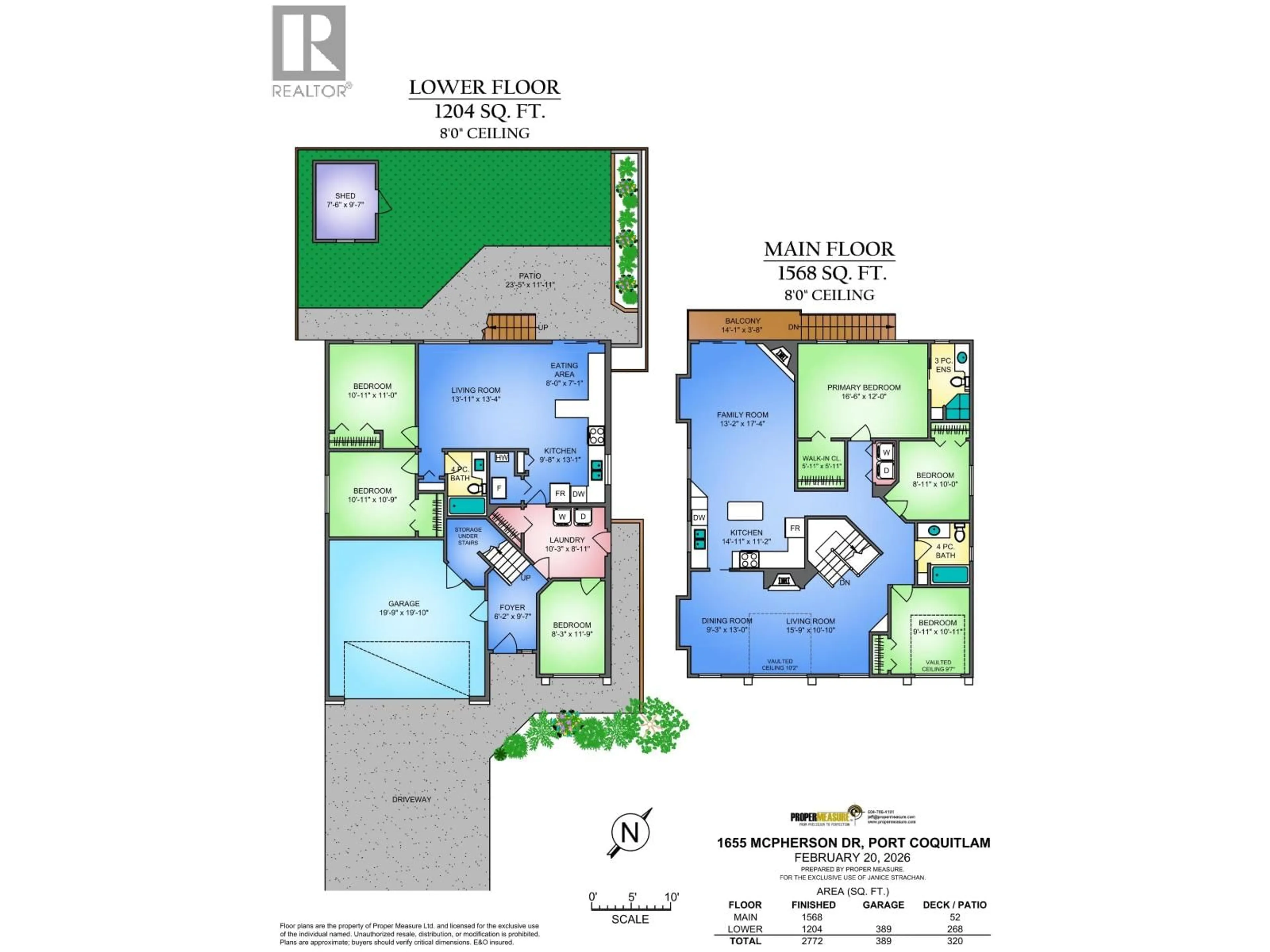 Floor plan for 1655 MCPHERSON DRIVE, Port Coquitlam British Columbia V3C6C9