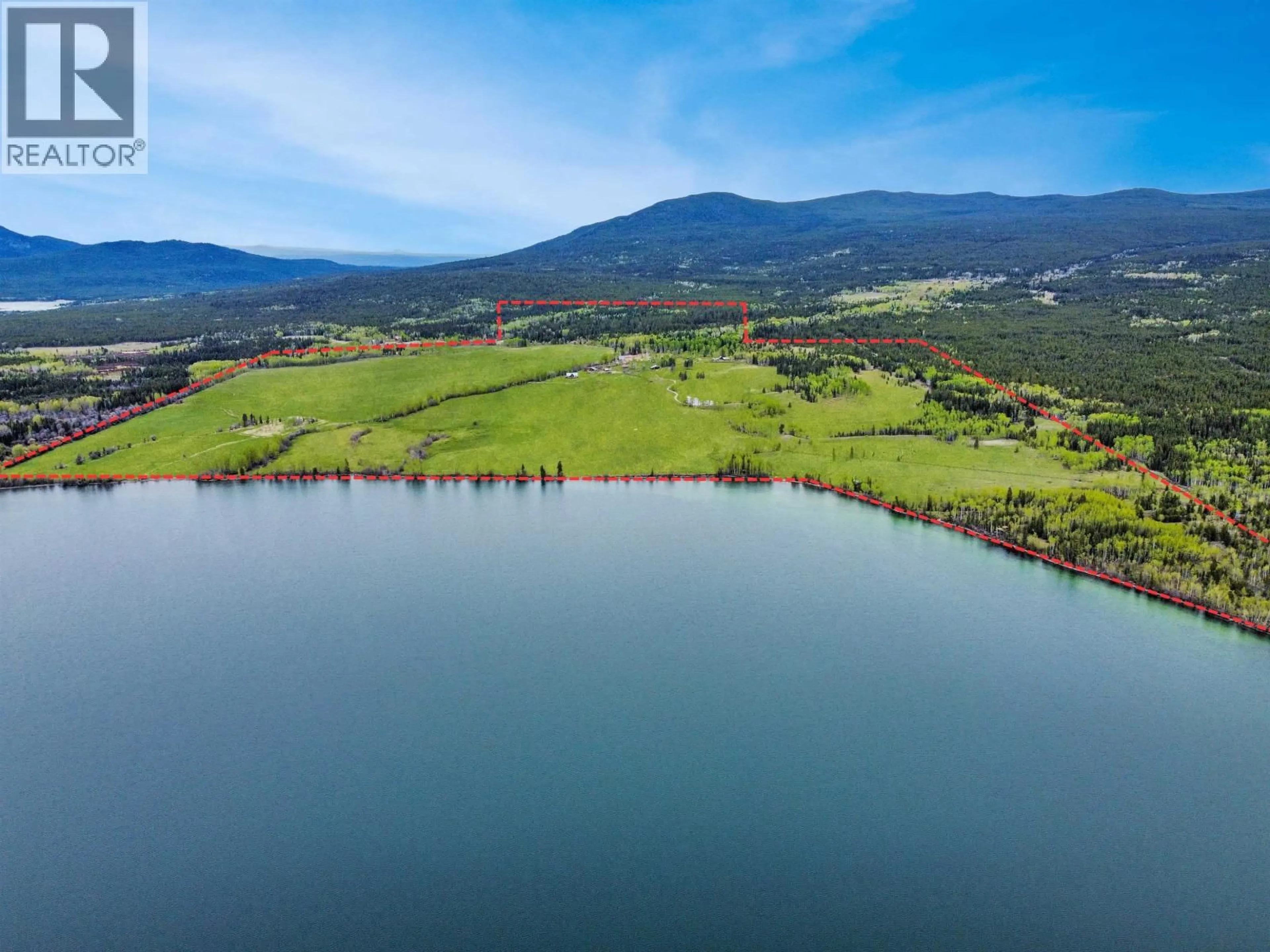 A pic from outside/outdoor area/front of a property/back of a property/a pic from drone, water/lake/river/ocean view for 4899 MCGHEE ROAD, Williams Lake British Columbia V0L1V0