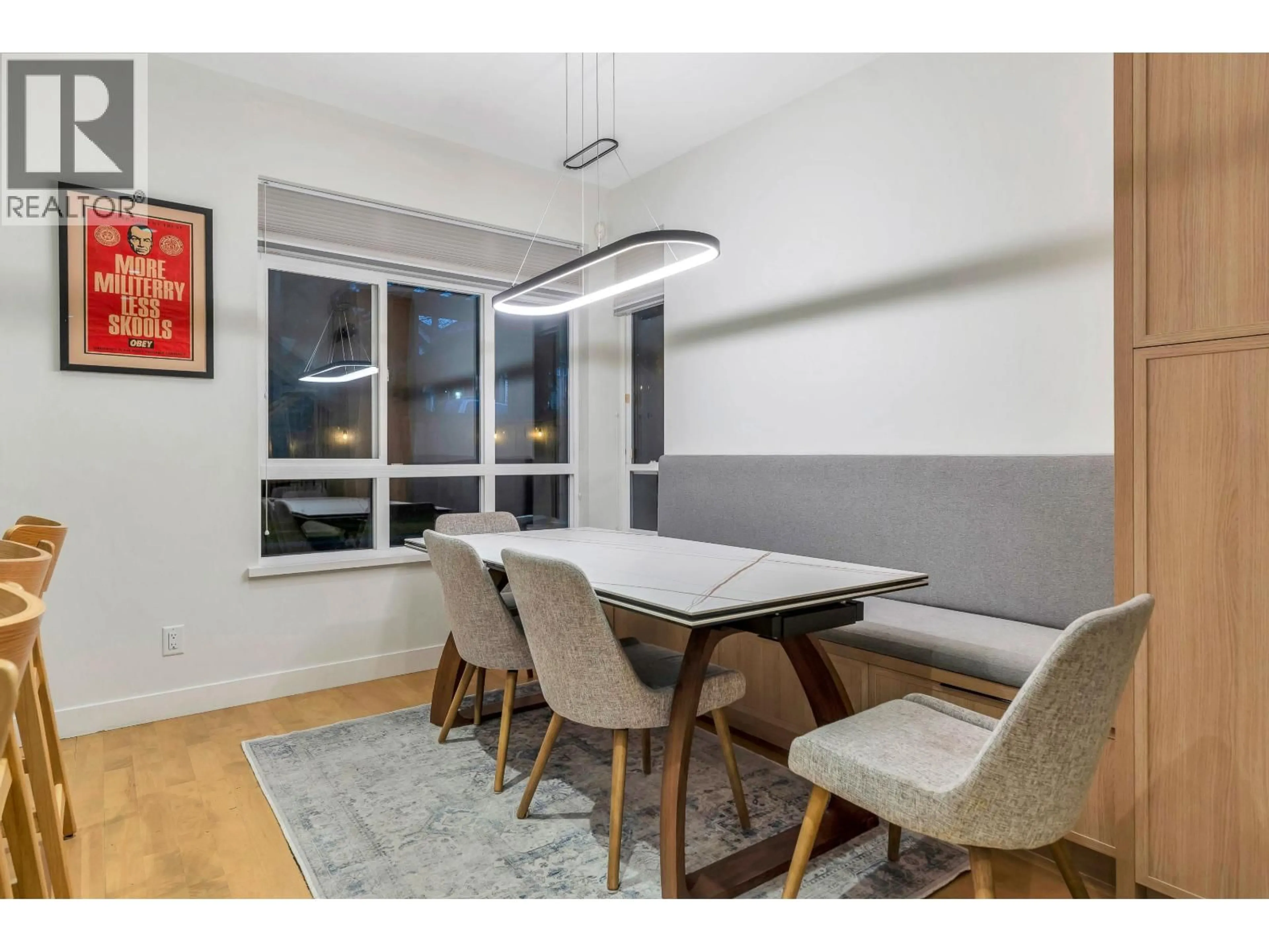 Dining room, wood/laminate floor for 24 - 15 FOREST PARK WAY, Port Moody British Columbia V3H5G7