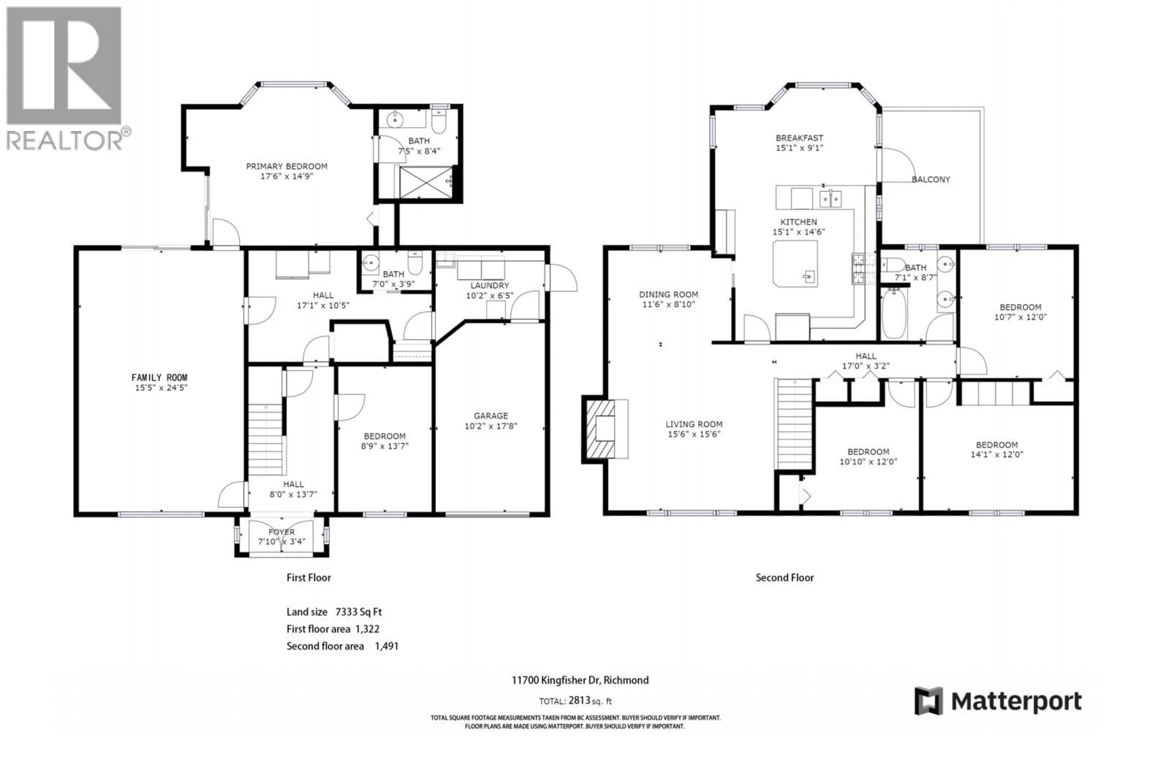 Floor plan for 11700 KINGFISHER DRIVE, Richmond British Columbia V7E3N7