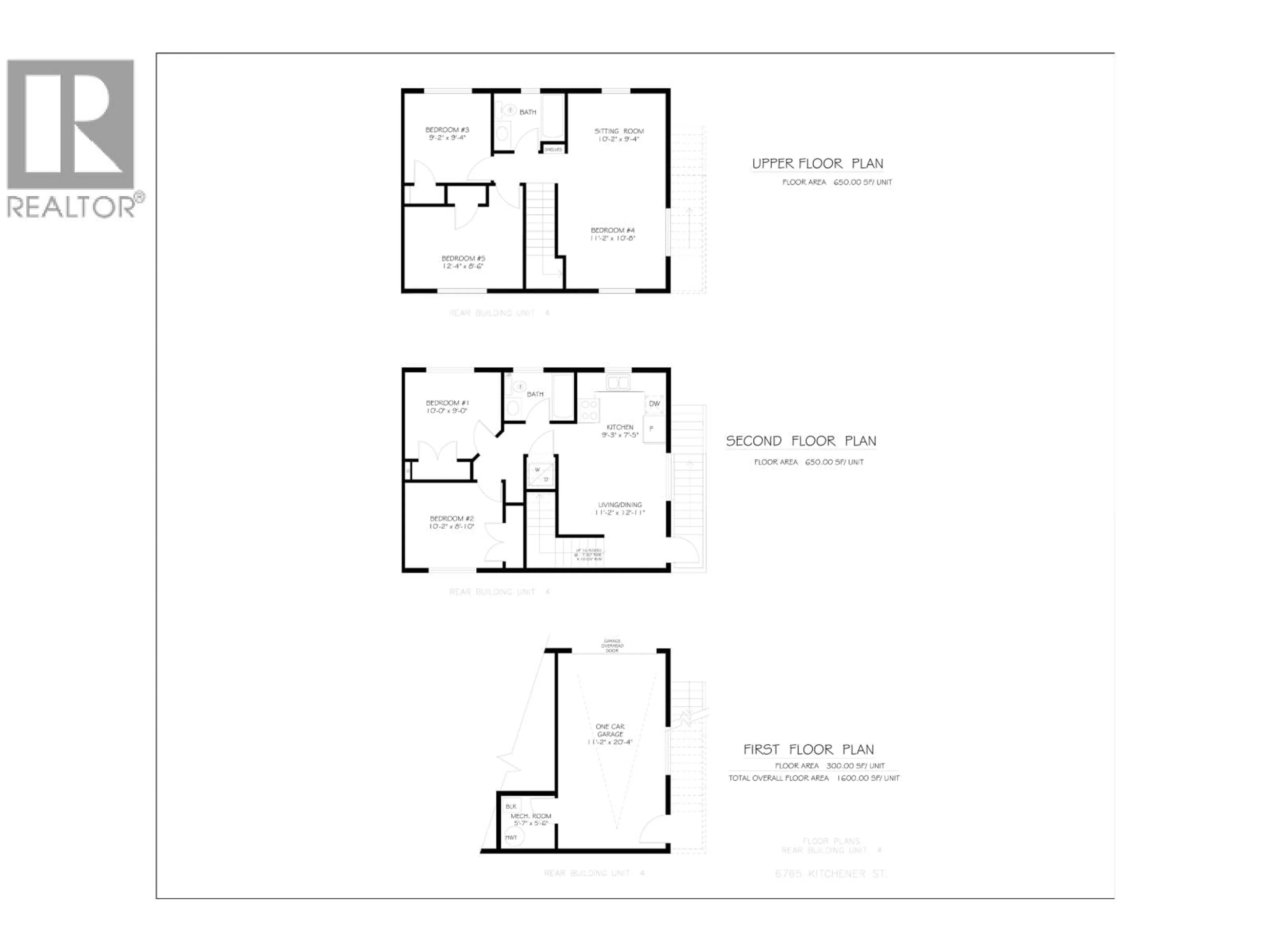 Floor plan for 4 - 6765 KITCHENER STREET, Burnaby British Columbia V5B2J8