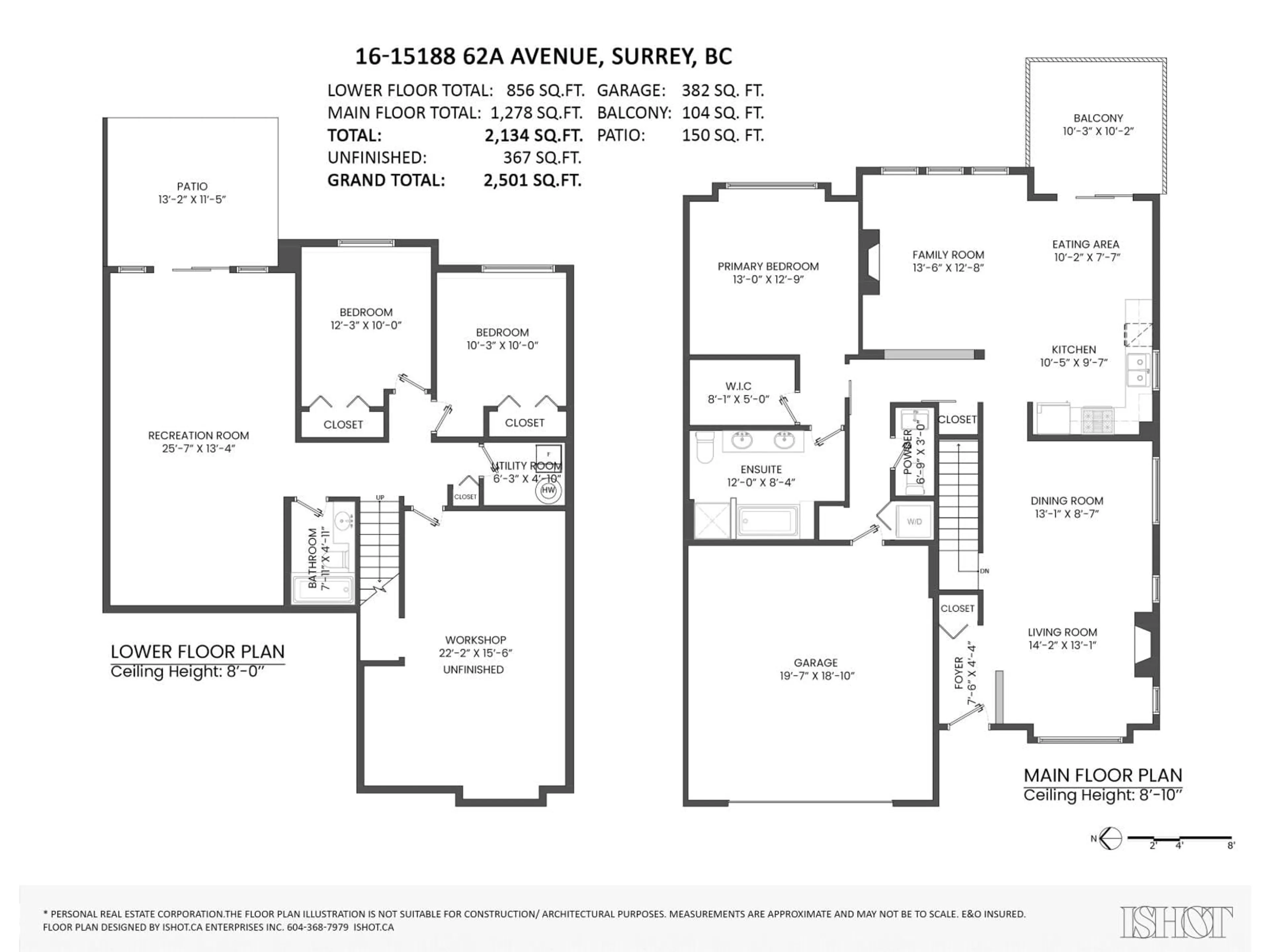 Floor plan for 16 - 15188 62A AVENUE, Surrey British Columbia V3S1W7
