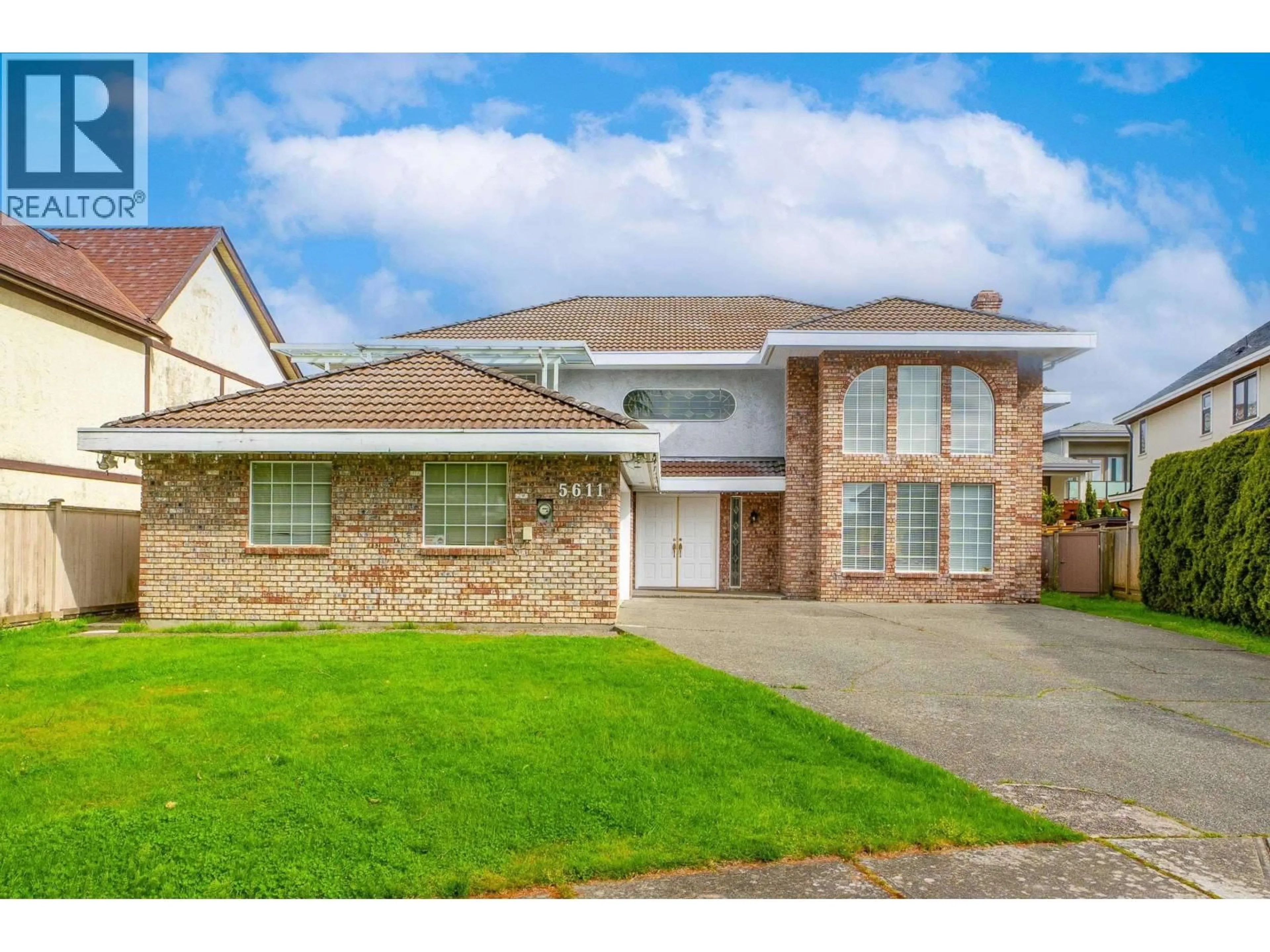 Home with brick exterior material, street for 5611 HOLT AVENUE, Richmond British Columbia V7C5C8