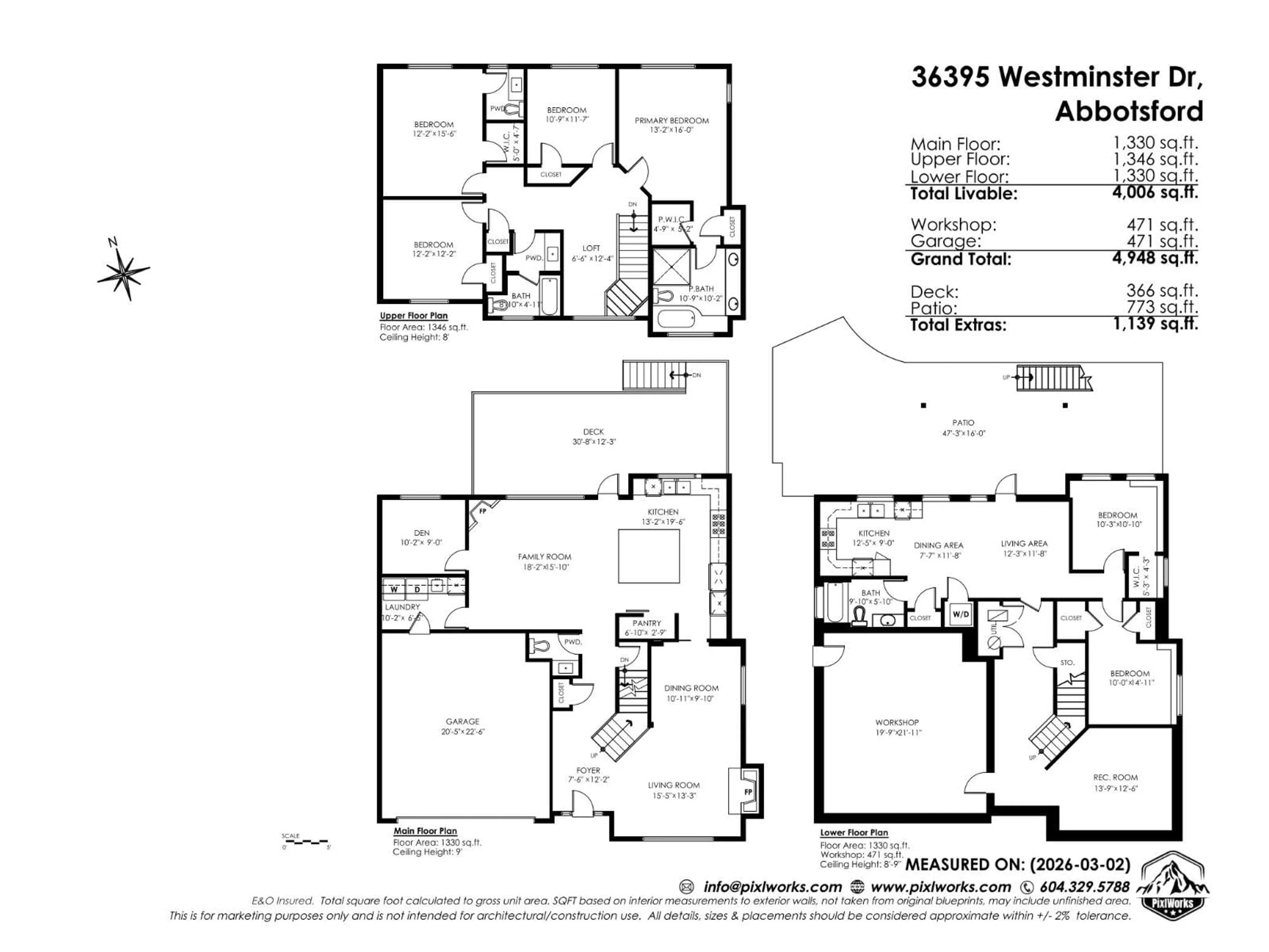 Floor plan for 36395 WESTMINSTER DRIVE, Abbotsford British Columbia V3G3C7