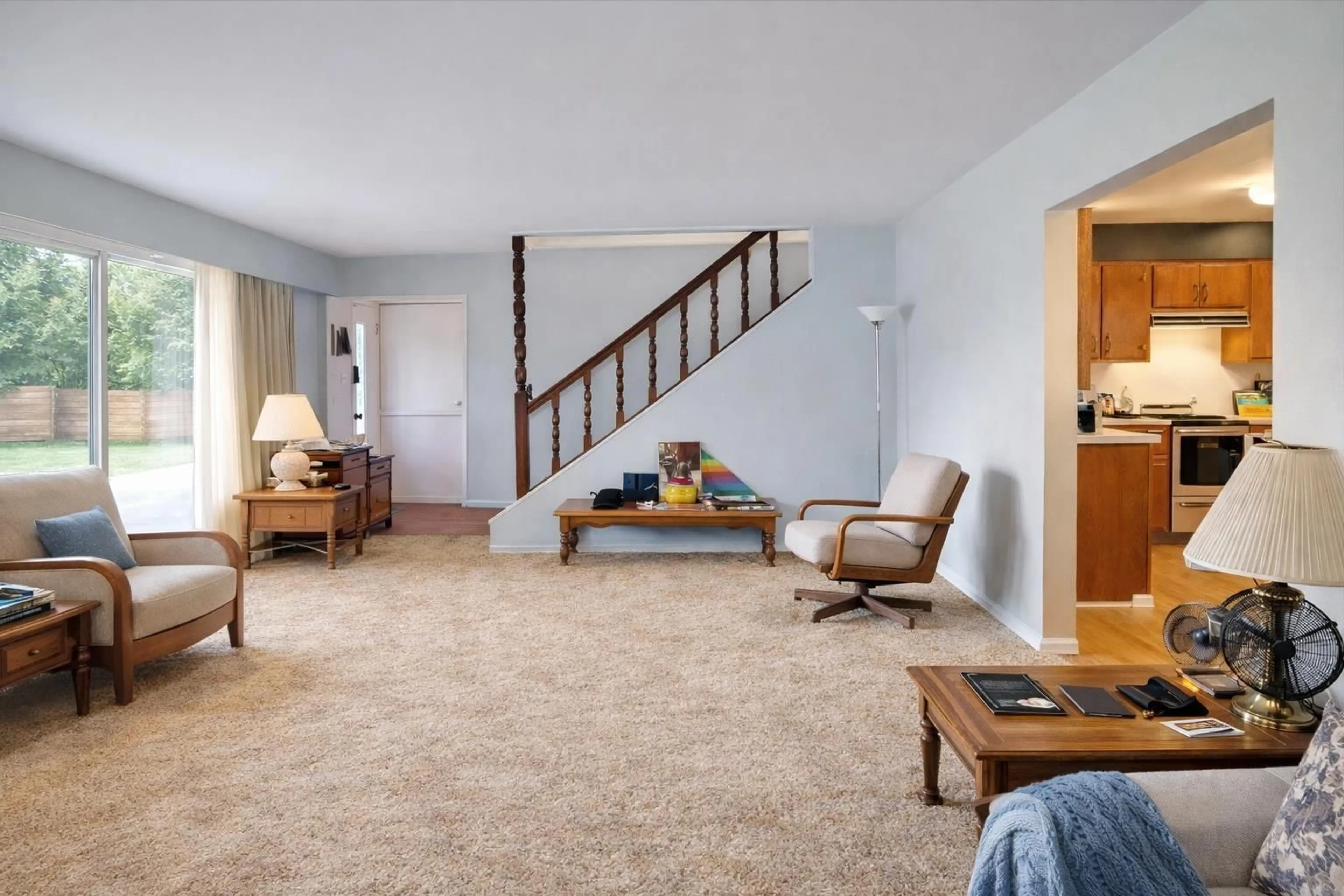 Living room with furniture, carpet floor for 12144 94A AVENUE, Surrey British Columbia V3V1M3