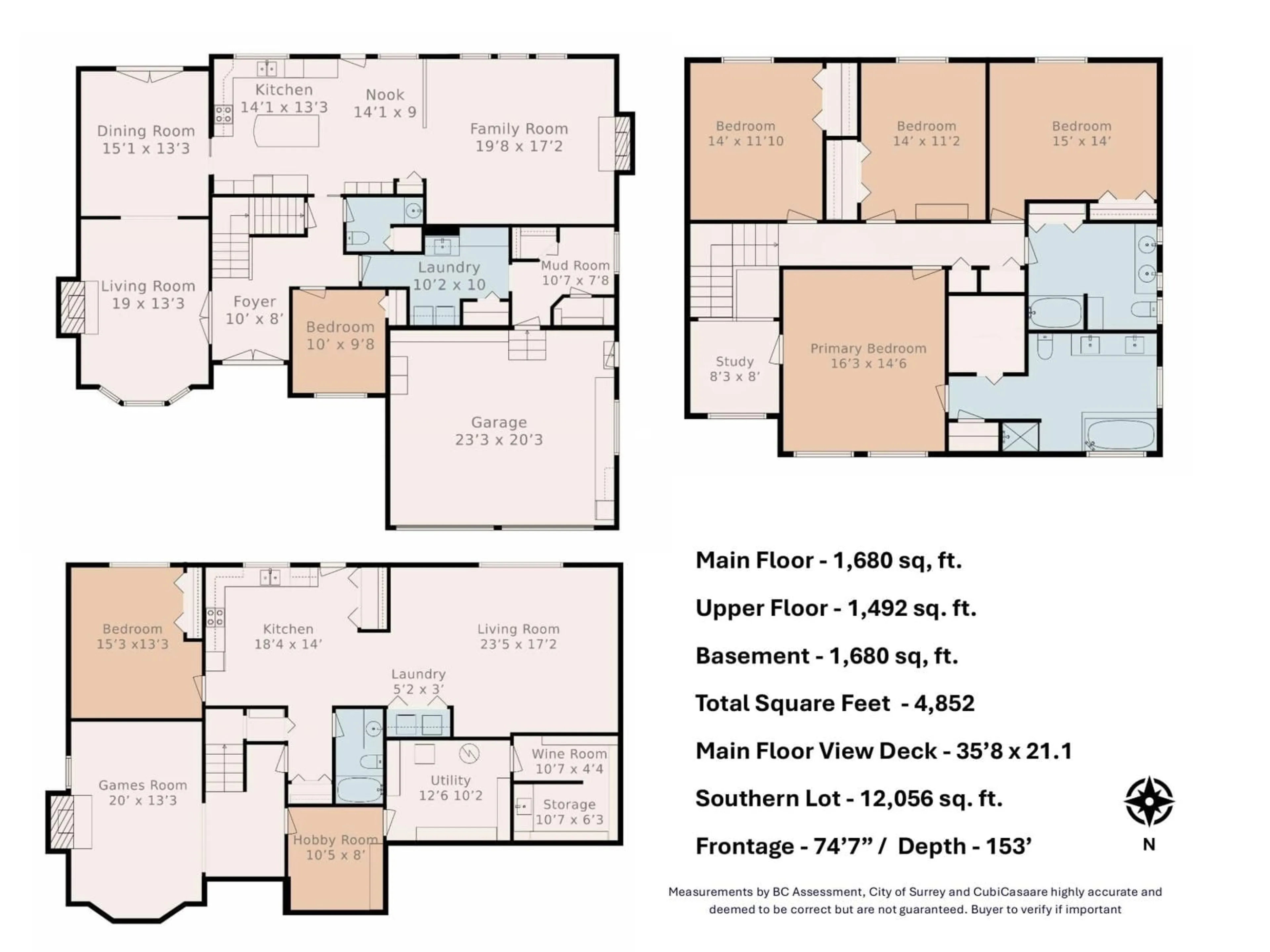 Floor plan for 18936 57 AVENUE, Surrey British Columbia V3S7M4