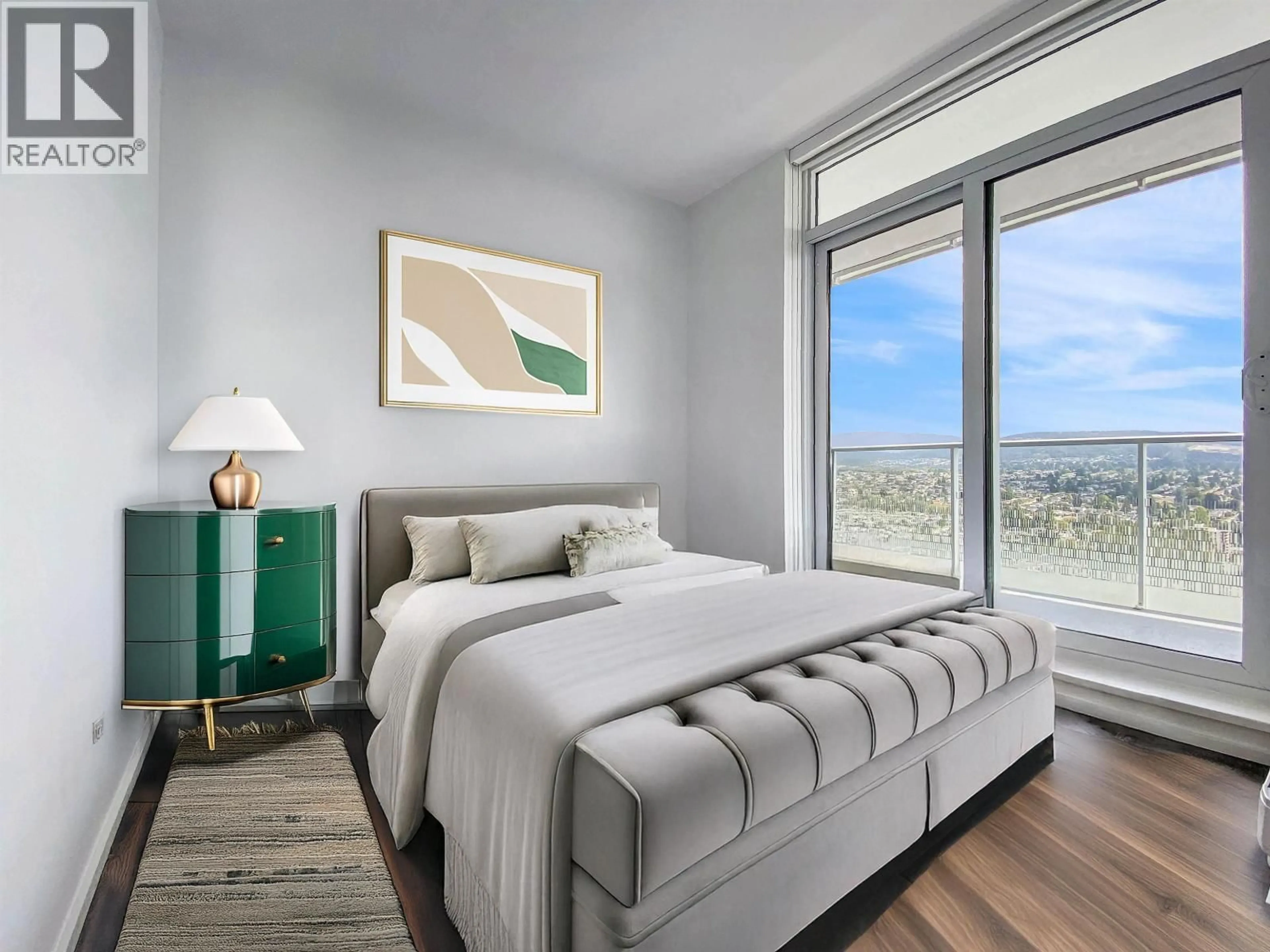 Bedroom with bed, unknown for 5102 - 4650 BRENTWOOD BOULEVARD, Burnaby British Columbia V5C0M3