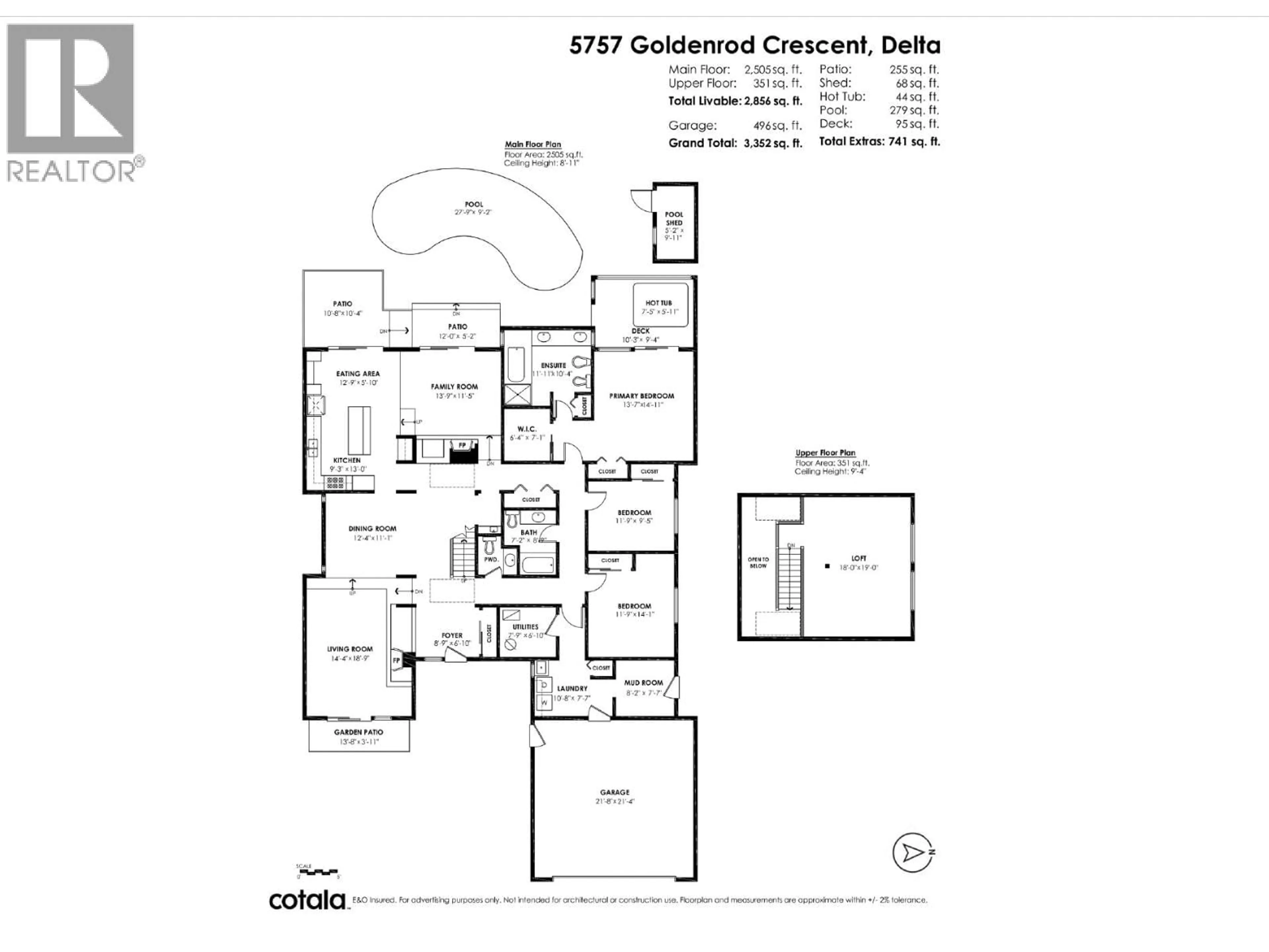 Floor plan for 5757 GOLDENROD CRESCENT, Delta British Columbia V4L2H1