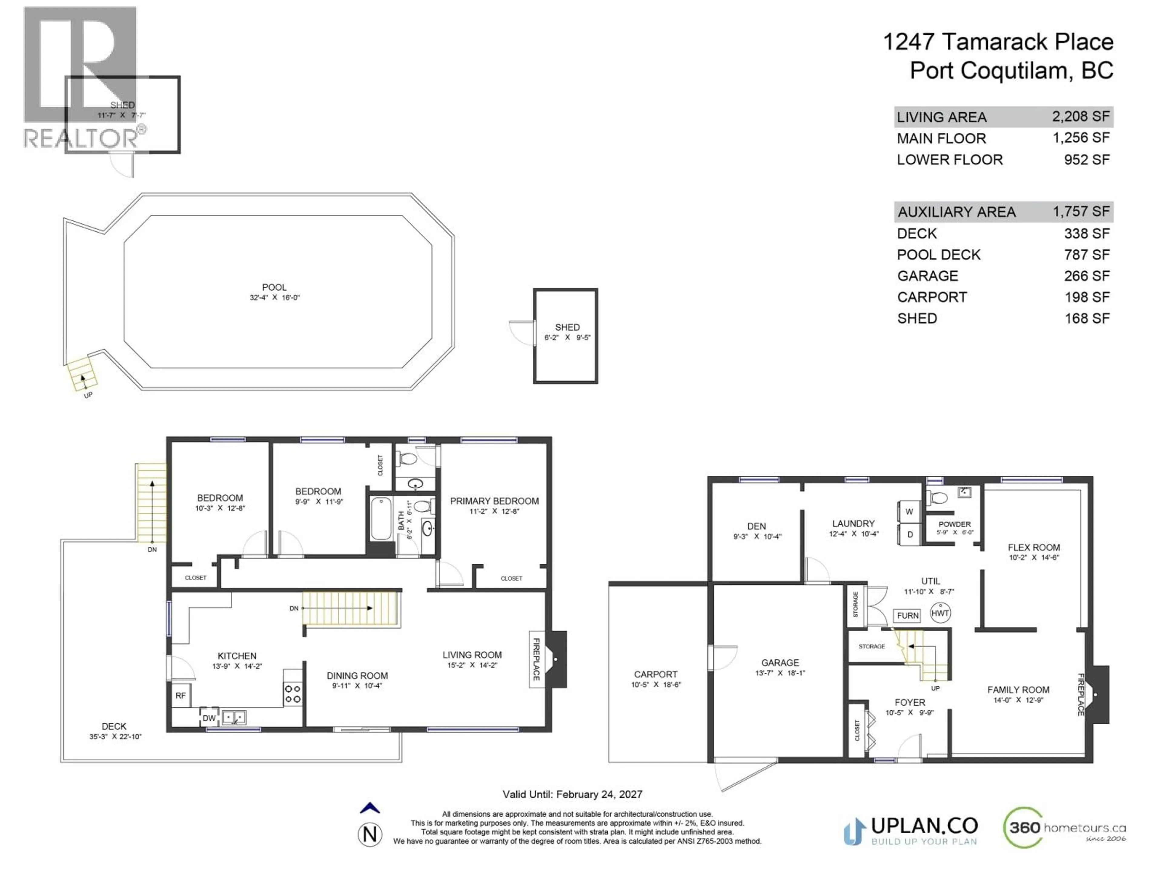 Floor plan for 1247 TAMARACK PLACE, Port Coquitlam British Columbia V3B1J8