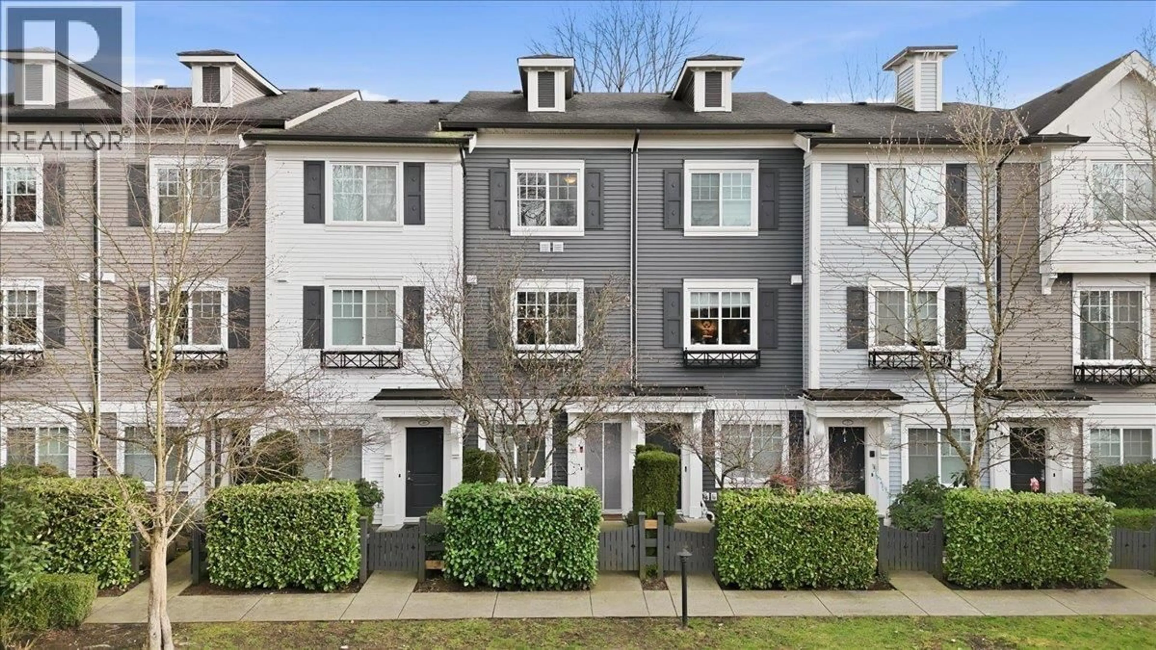 A pic from outside/outdoor area/front of a property/back of a property/a pic from drone, street for 39 - 3010 RIVERBEND DRIVE, Coquitlam British Columbia V3C0B8