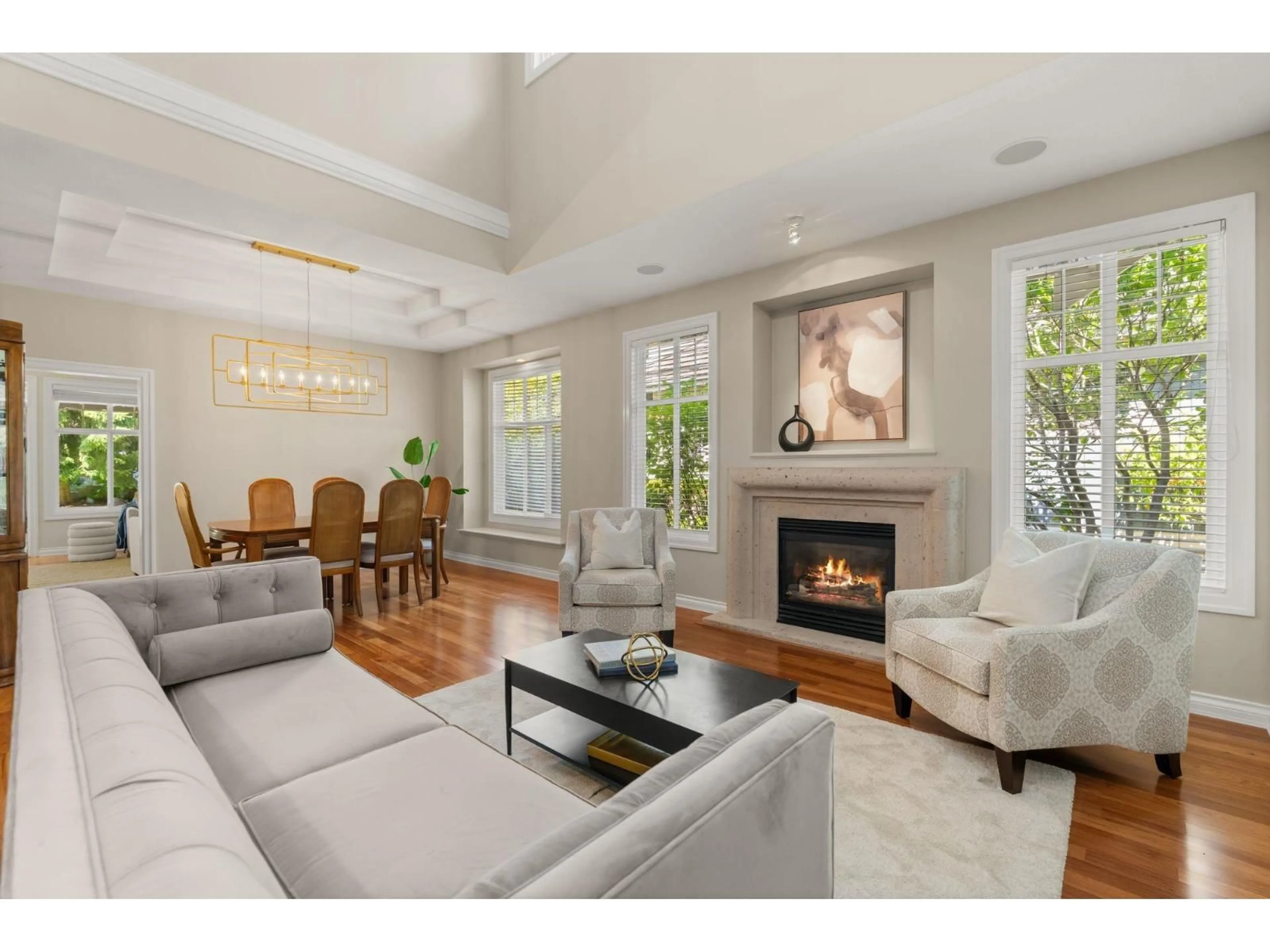 Living room with furniture, unknown for 9 - 15715 34 AVENUE, Surrey British Columbia V4P3G2