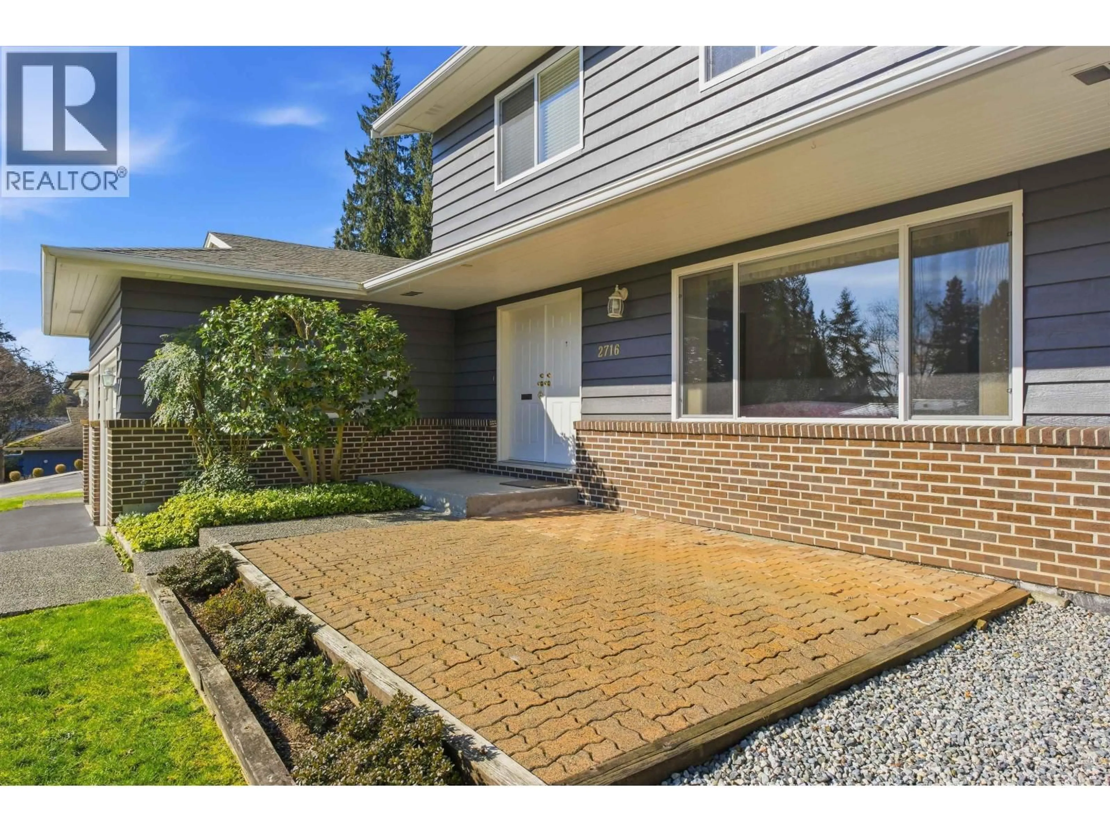 Home with brick exterior material, street for 2716 BYRON ROAD, North Vancouver British Columbia V7H1M2