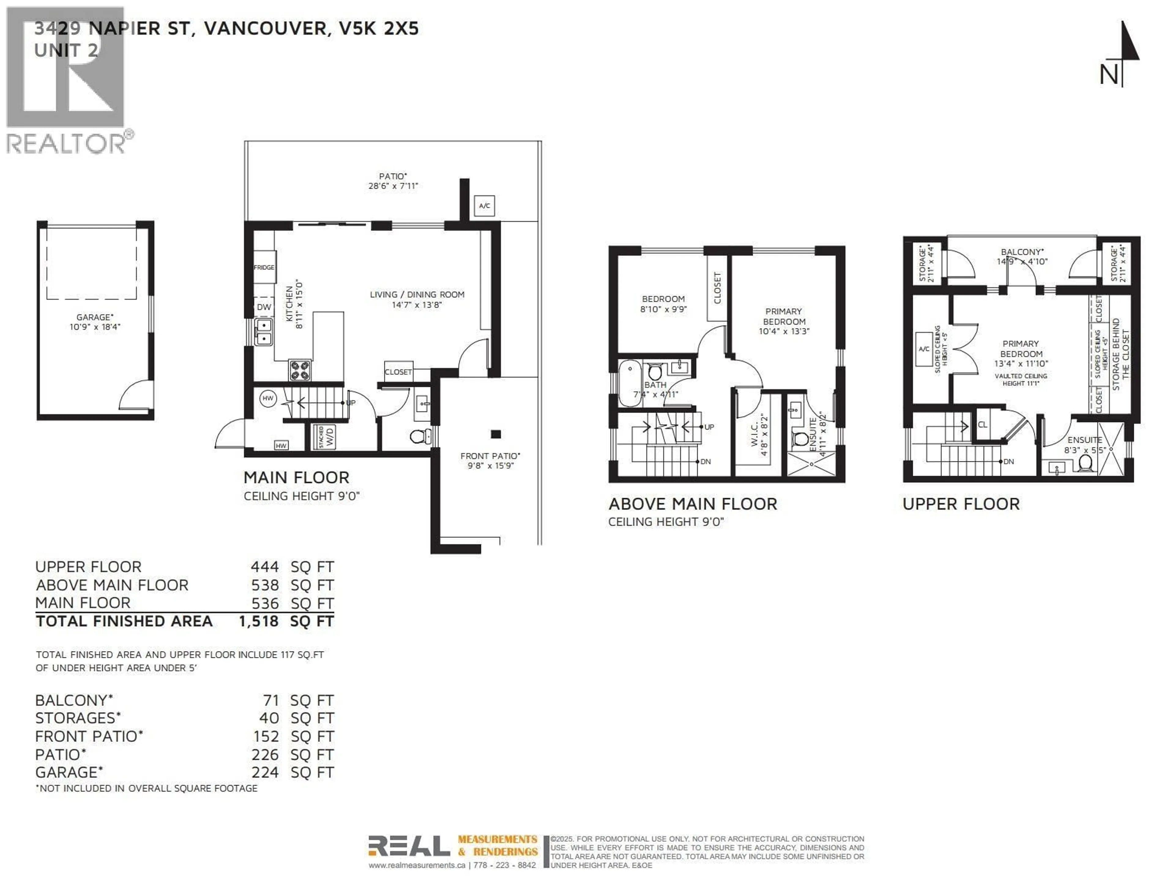 Floor plan for 2 - 3429 NAPIER STREET, Vancouver British Columbia V5K2X5