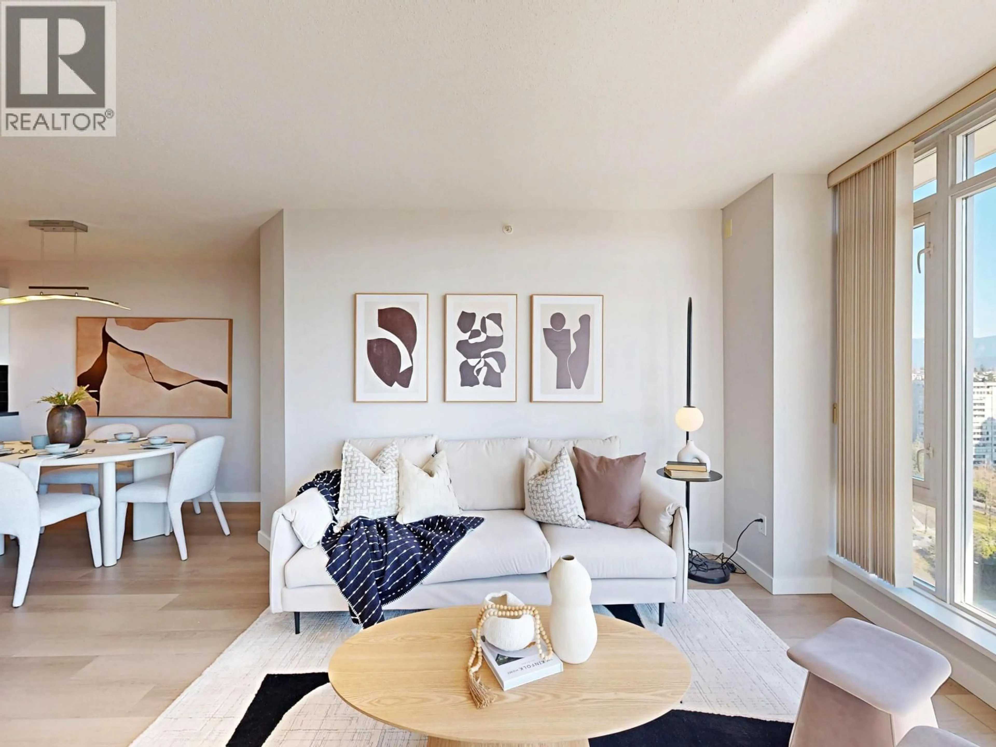 Living room with furniture, wood/laminate floor for 2906 - 2133 DOUGLAS ROAD, Burnaby British Columbia V5C0E9