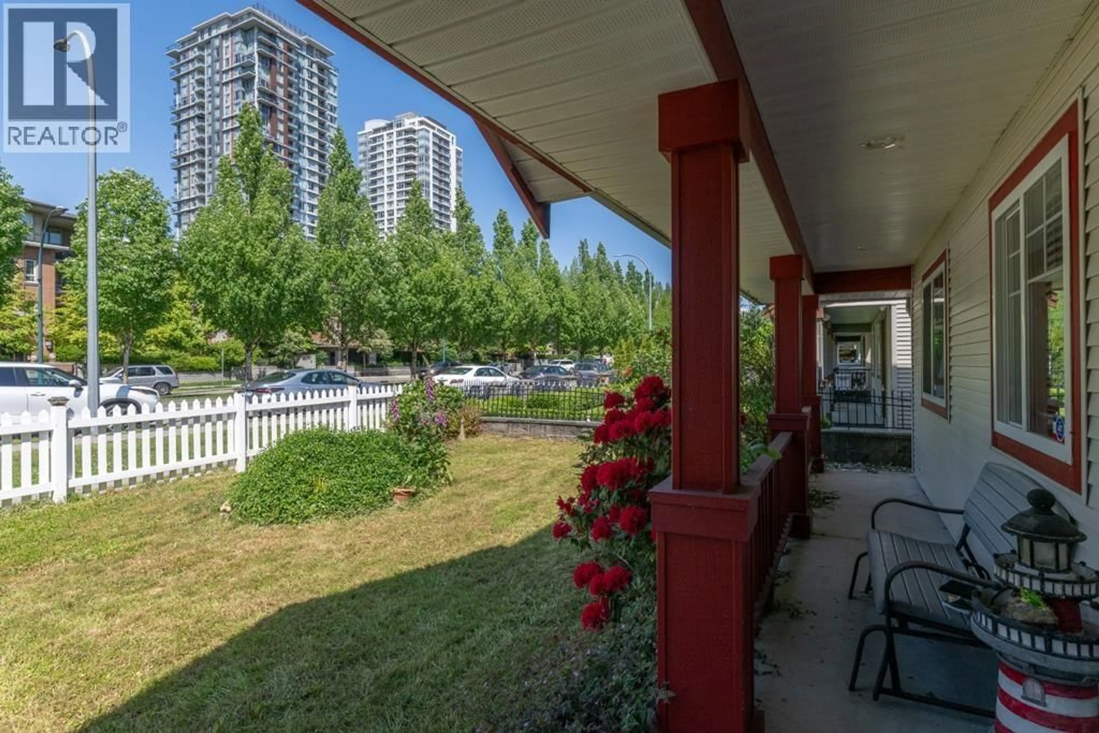 Patio, city buildings view from balcony for 2672 LINCOLN AVENUE, Port Coquitlam British Columbia V3B8E5