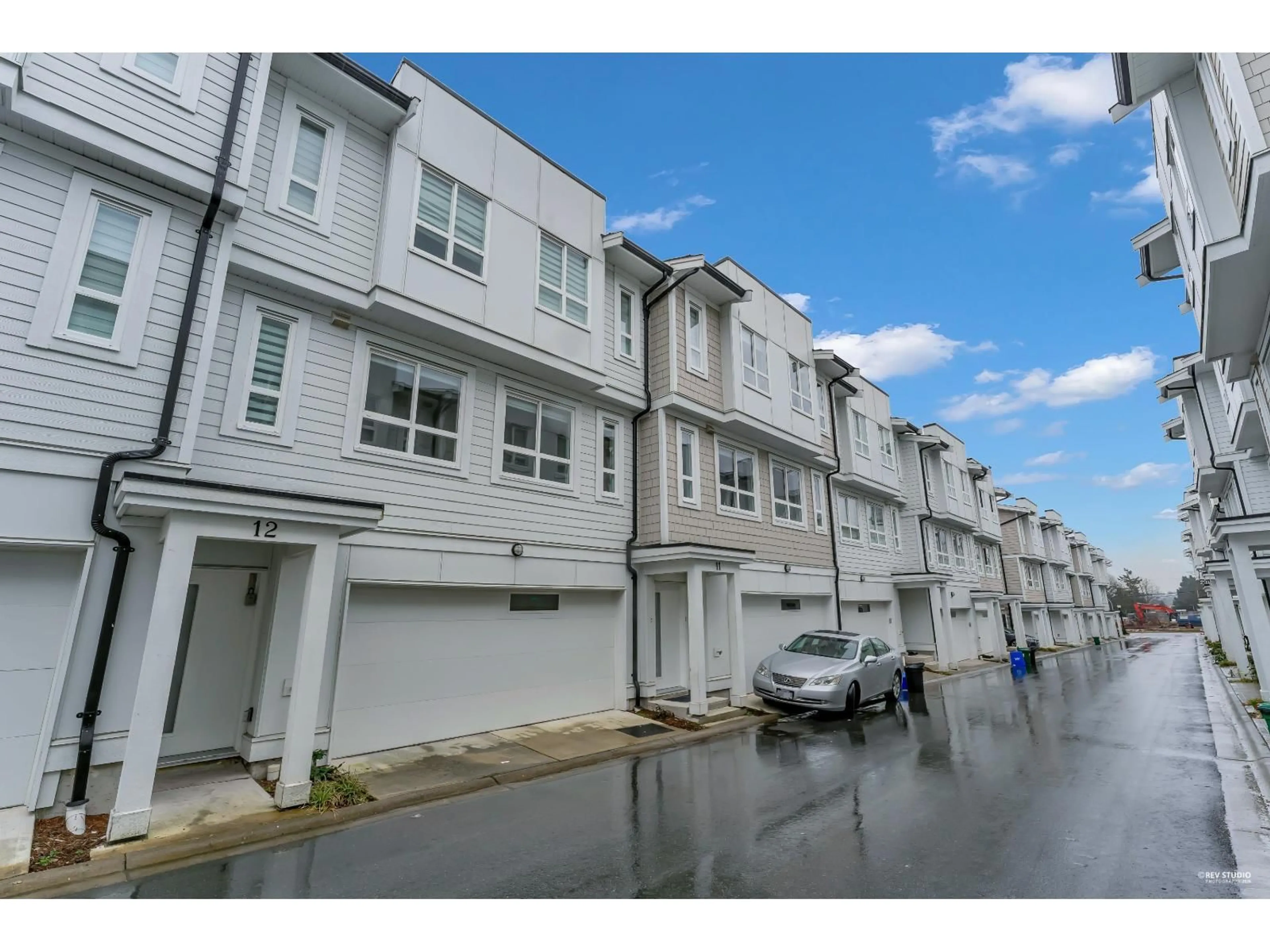 A pic from outside/outdoor area/front of a property/back of a property/a pic from drone, street for 12 - 8181 135A STREET, Surrey British Columbia V3W3N8