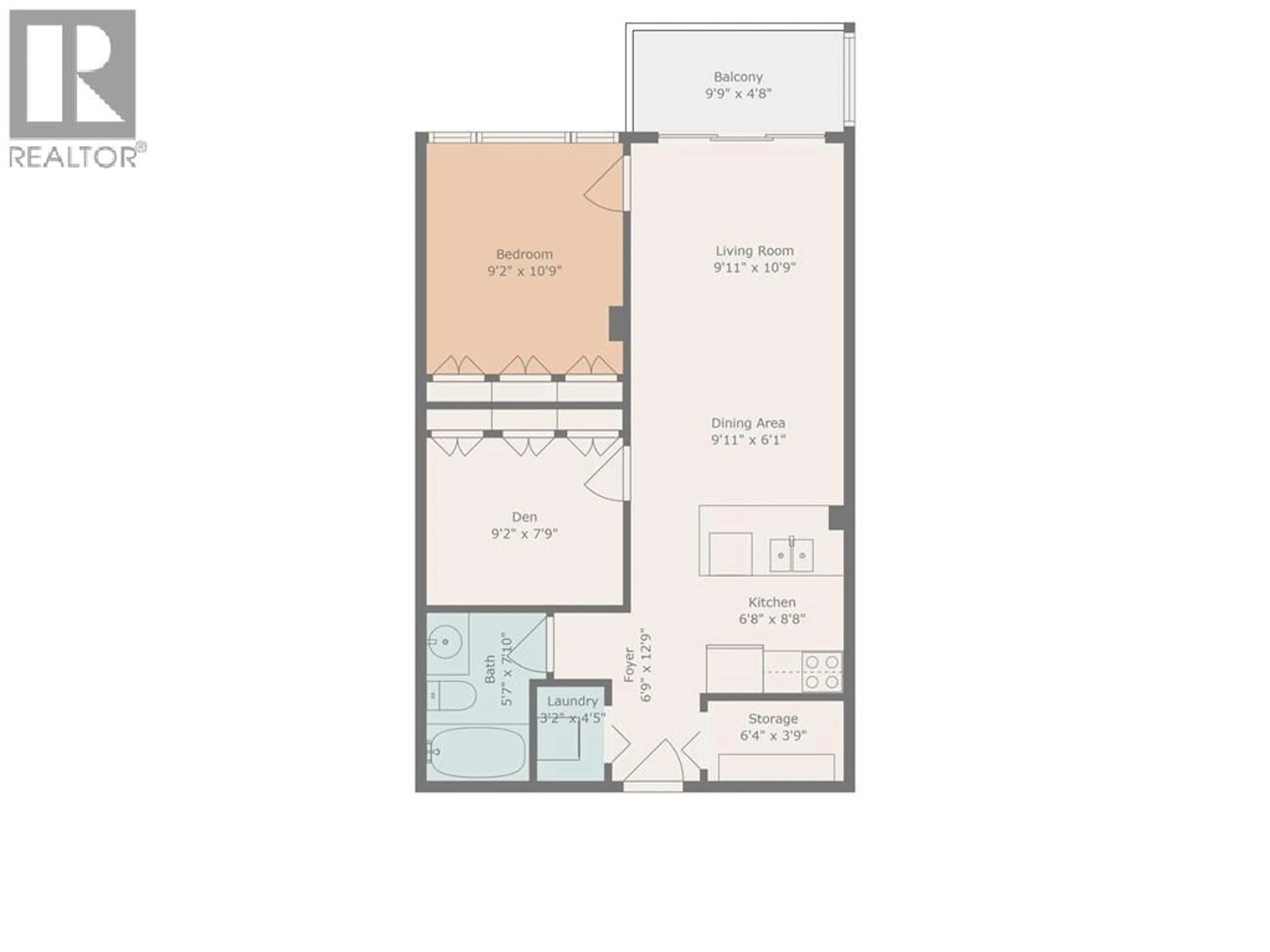 Floor plan for 1202 - 2763 CHANDLERY PLACE, Vancouver British Columbia V5S4V4