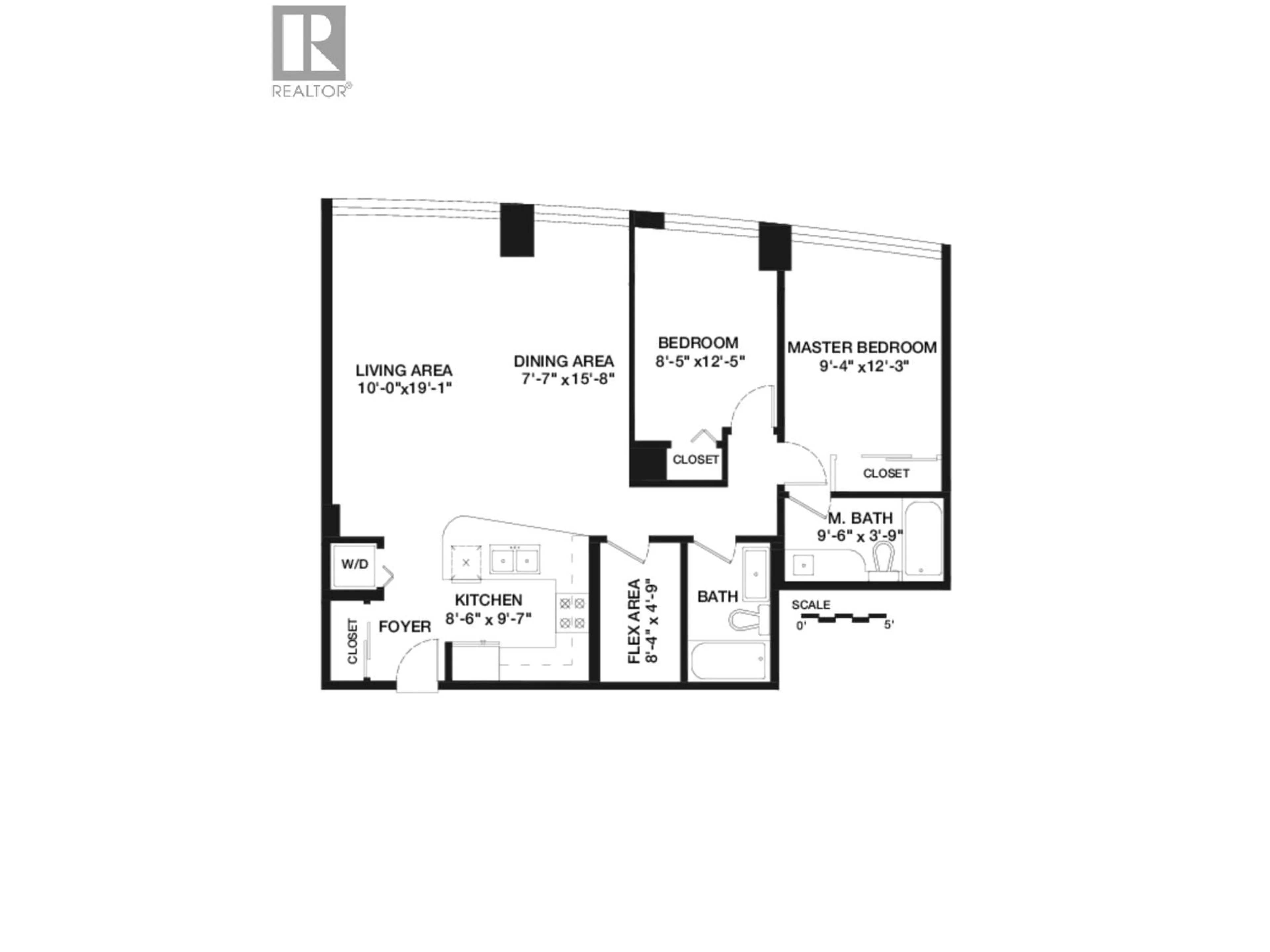 Floor plan for 2005 - 1009 EXPO BOULEVARD, Vancouver British Columbia V6Z2V9
