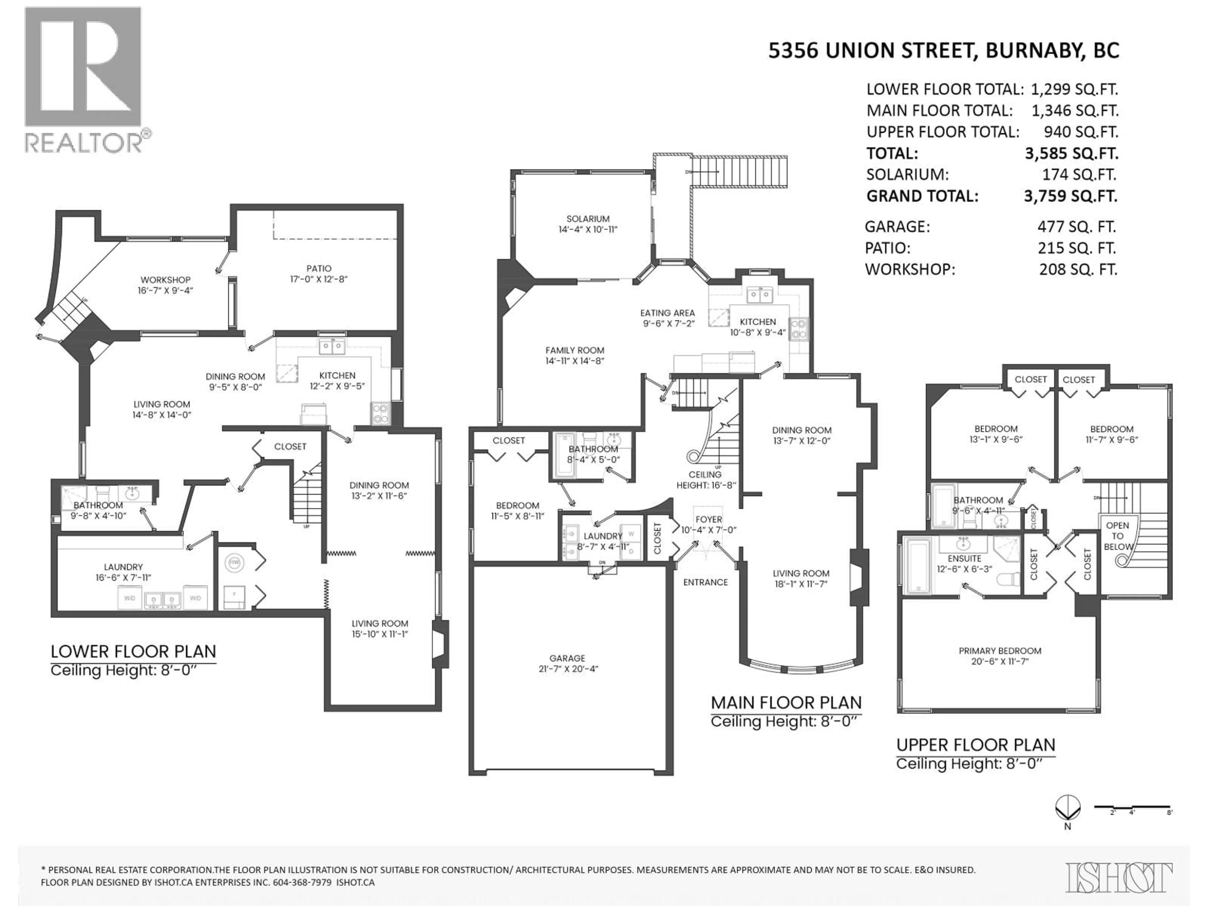 Floor plan for 5356 UNION STREET, Burnaby British Columbia V5B1W3