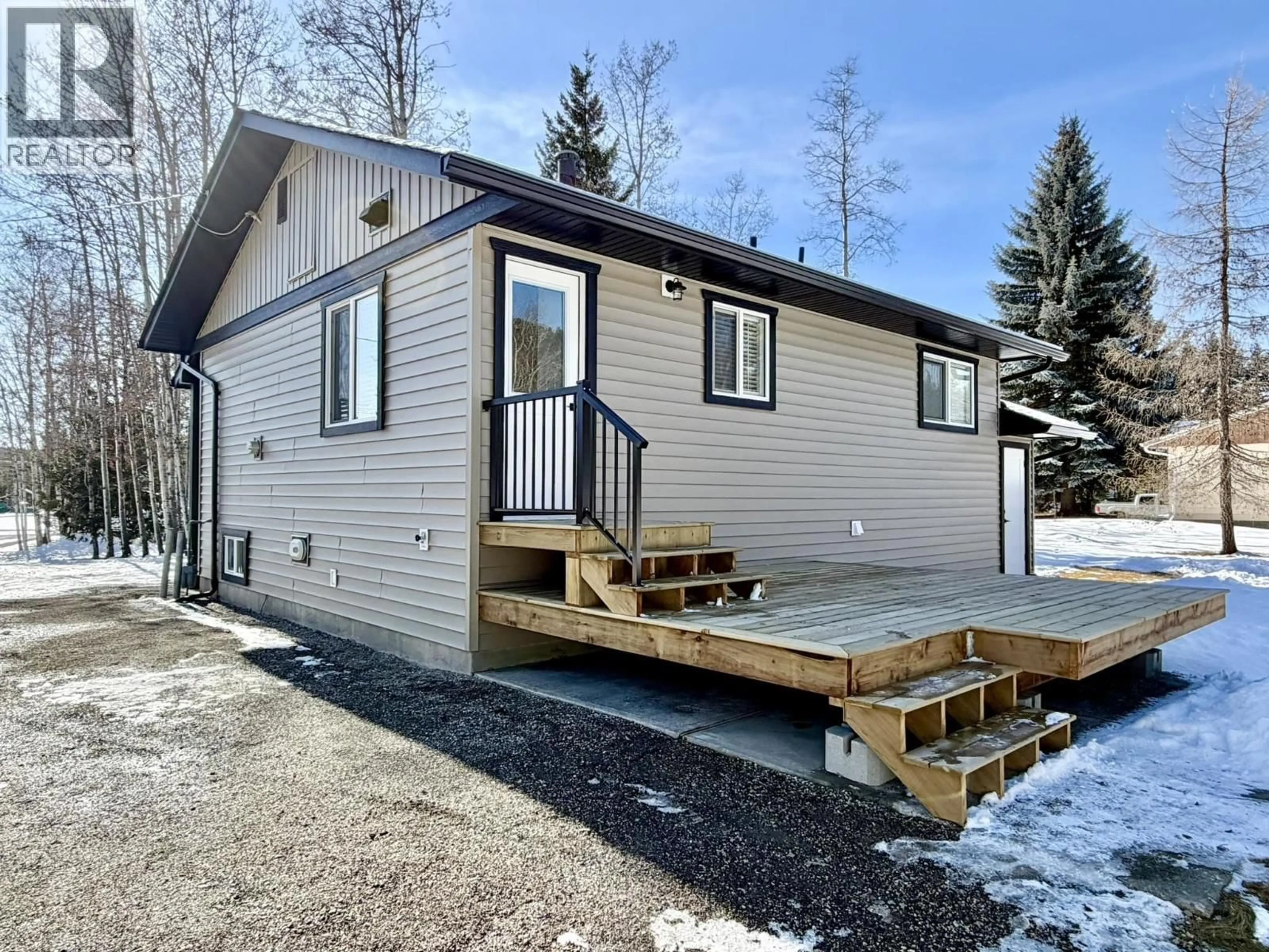 Home with vinyl exterior material, street for 5901 HORSE LAKE ROAD, Horse Lake British Columbia V0K2E3