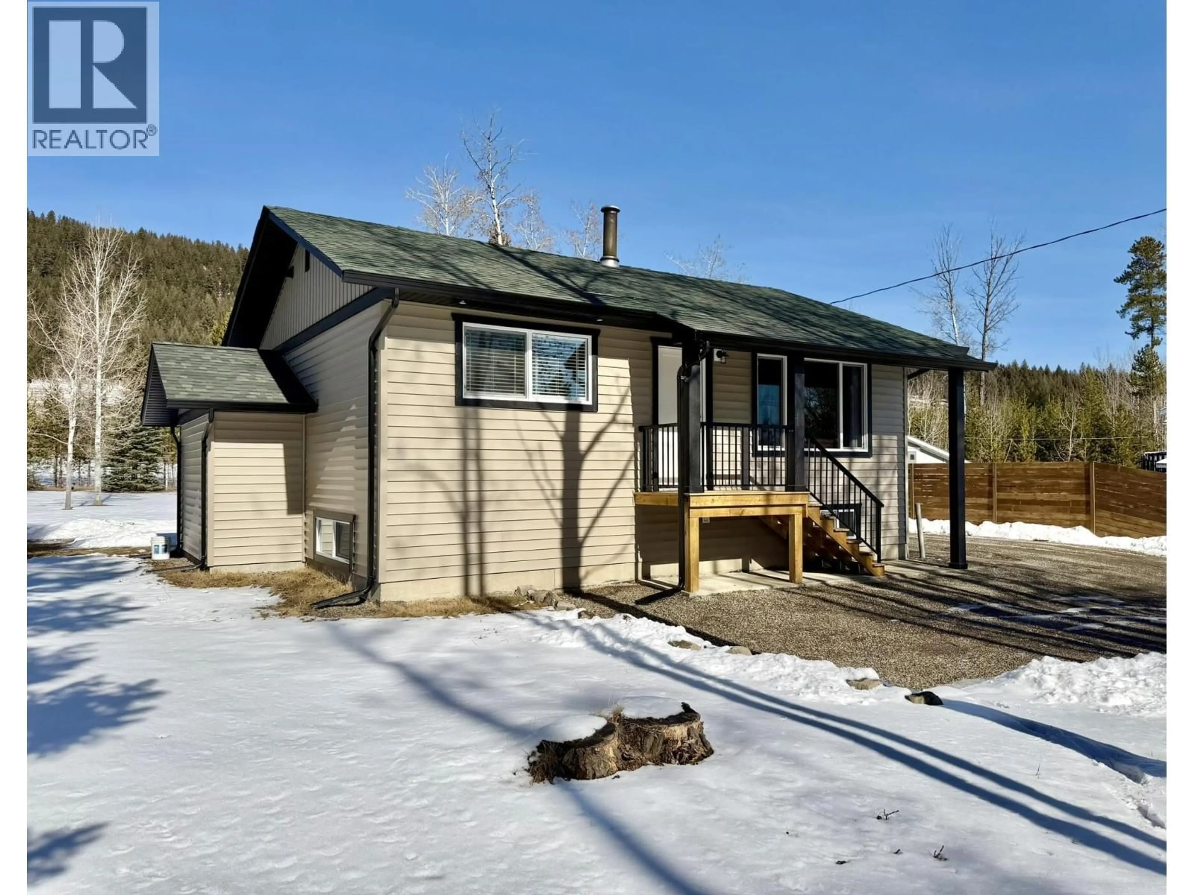 Home with vinyl exterior material, street for 5901 HORSE LAKE ROAD, Horse Lake British Columbia V0K2E3