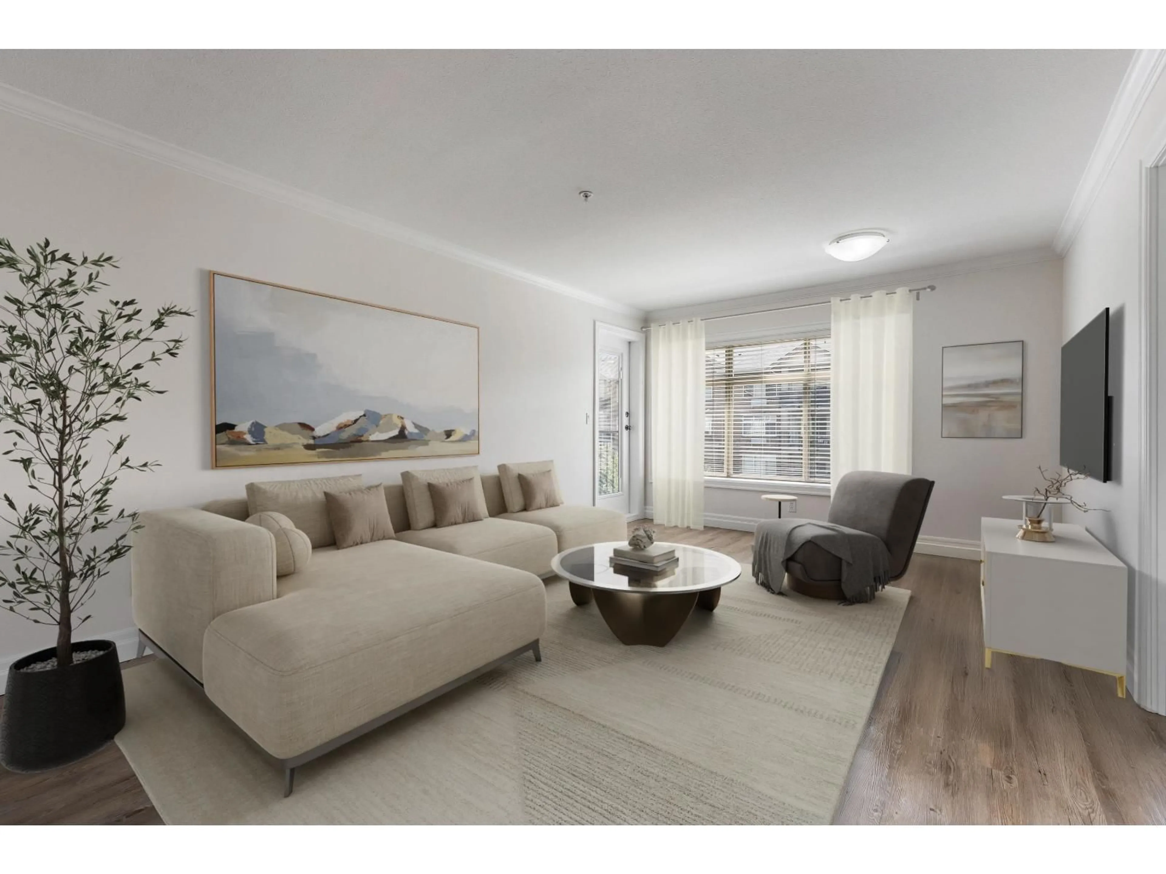 Living room with furniture, unknown for 320 - 45769 STEVENSON ROAD, Chilliwack British Columbia V2R5Z2