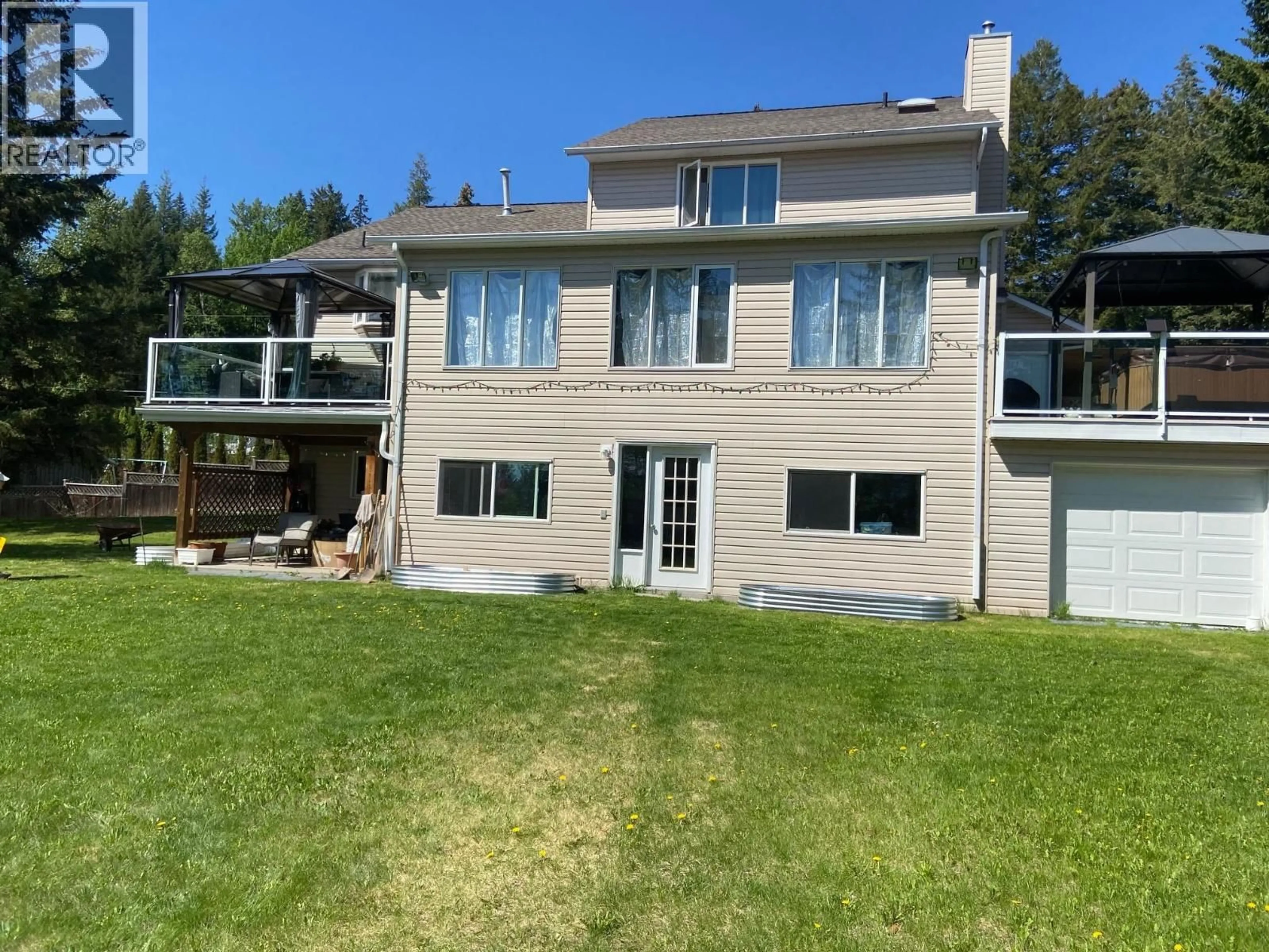 A pic from outside/outdoor area/front of a property/back of a property/a pic from drone, water/lake/river/ocean view for 1812 MARBLE STREET, Quesnel British Columbia V2J4M4