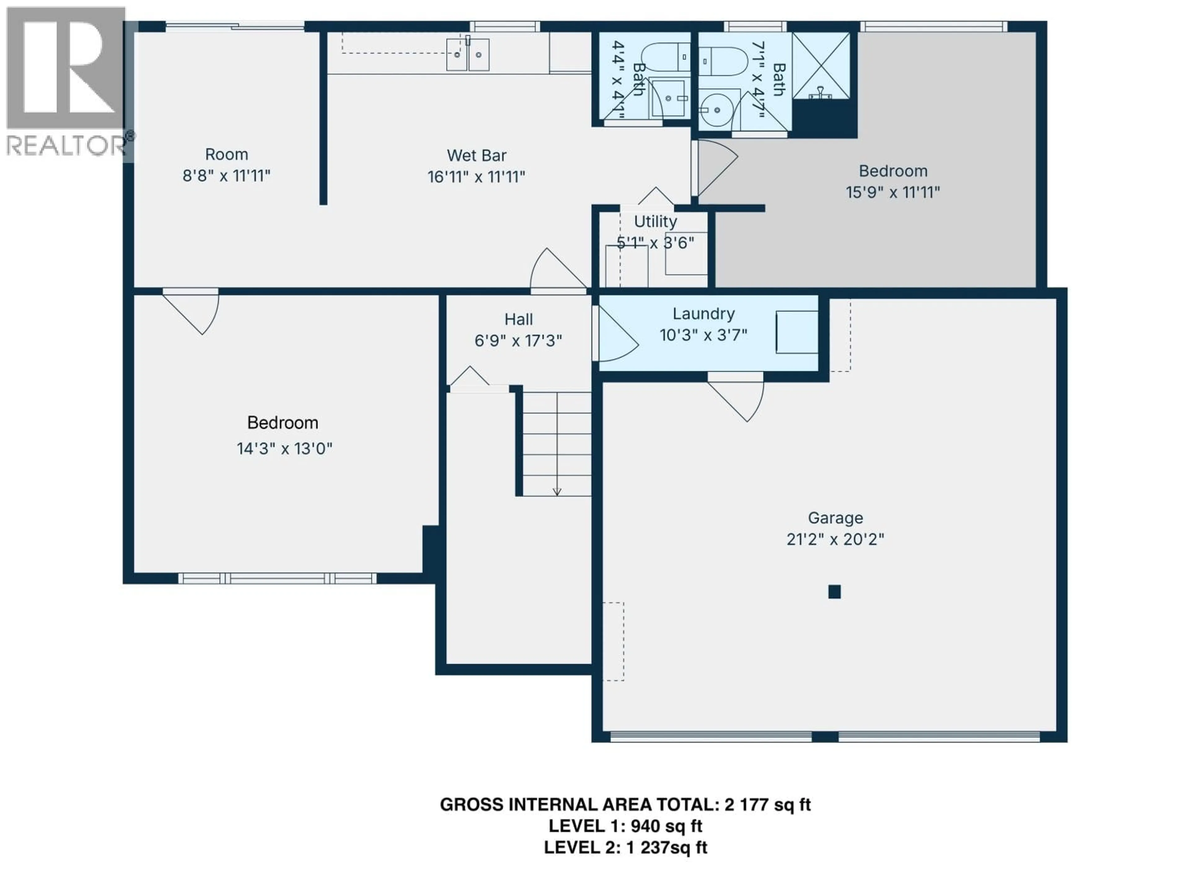Floor plan for 11416 92 STREET, Fort St. John British Columbia V1J4Y3
